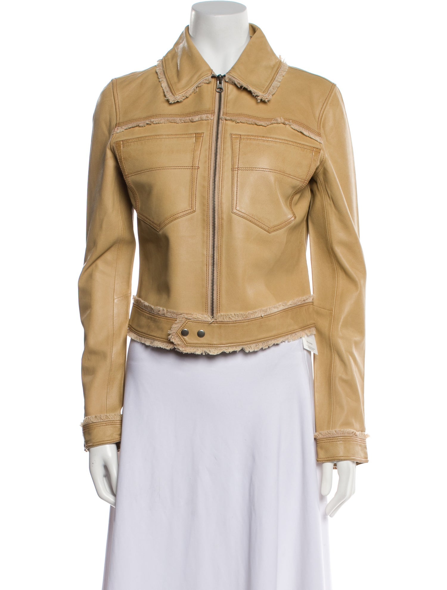 Jakett Leather Biker Jacket w/ Tags