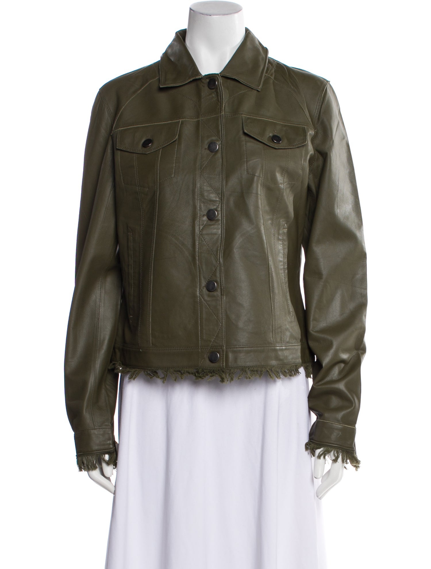 Jakett Leather Utility Jacket w/ Tags