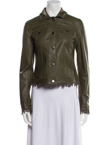 Jakett Jackets Leather Biker Jacket XS