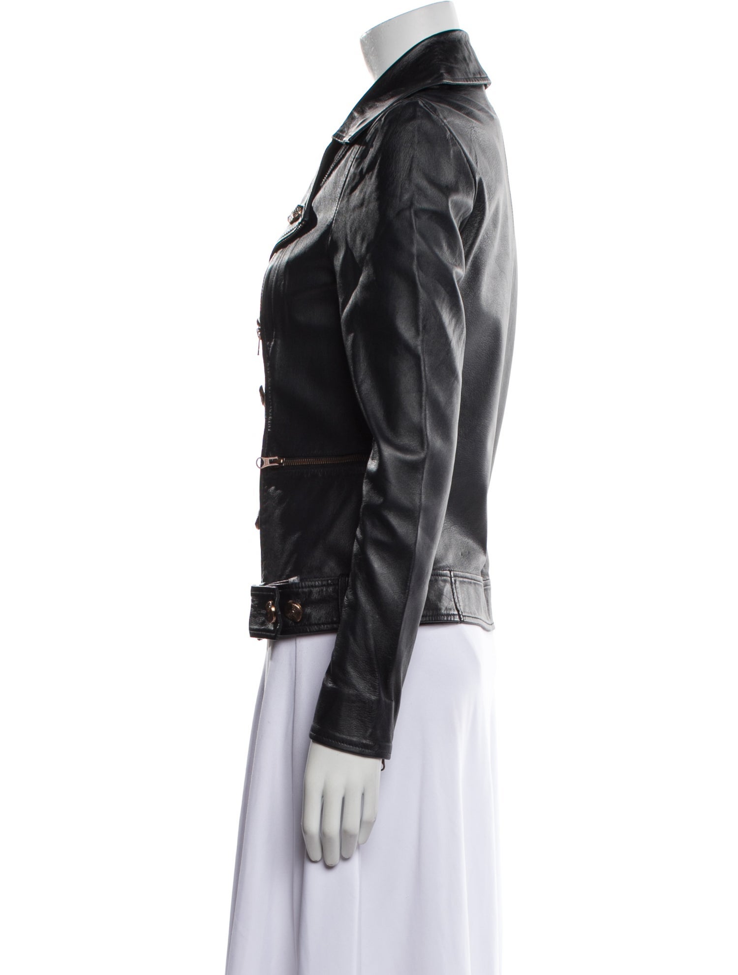 Jakett Leather Biker Jacket w/ Tags