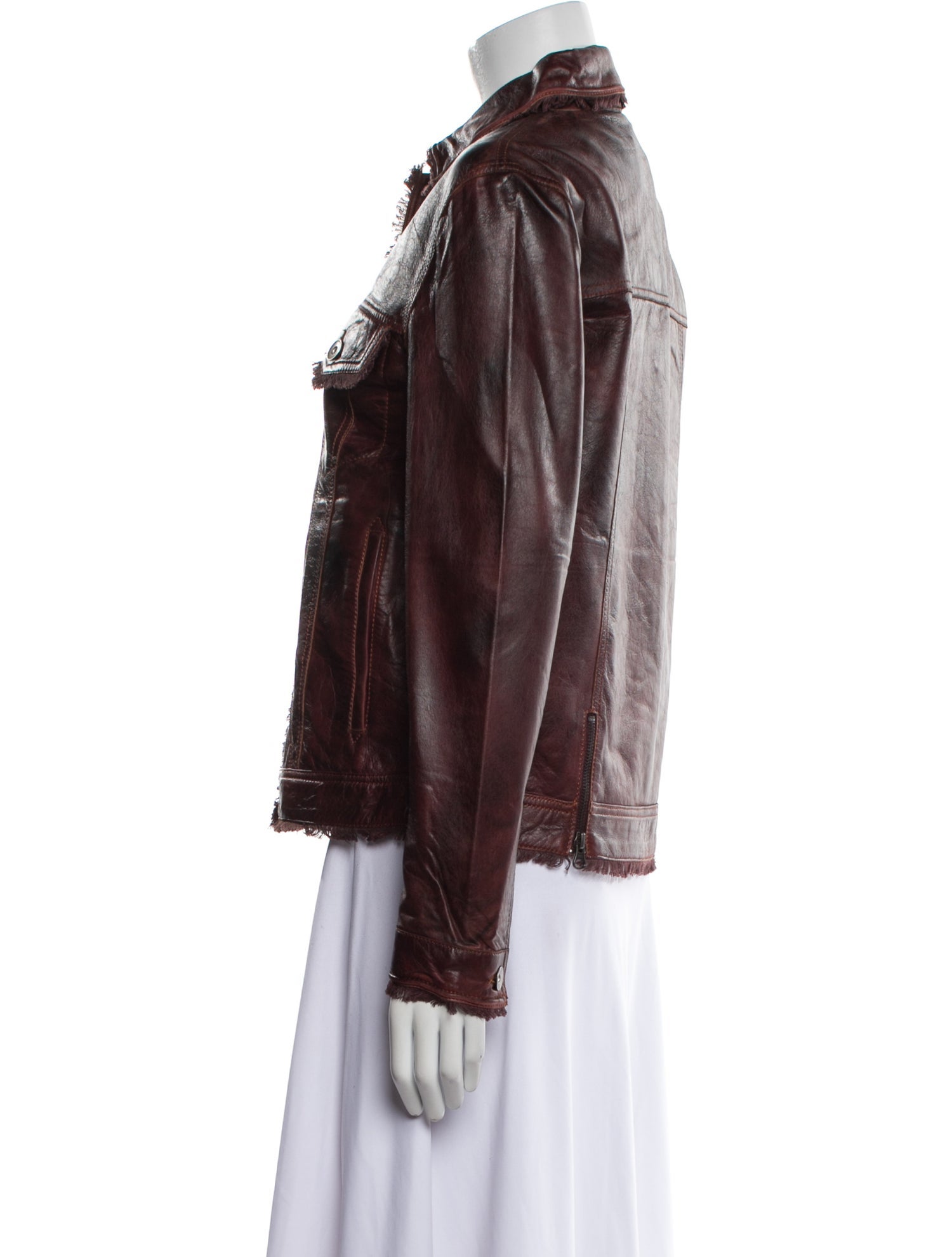 Jakett Leather Biker Jacket w/ Tags