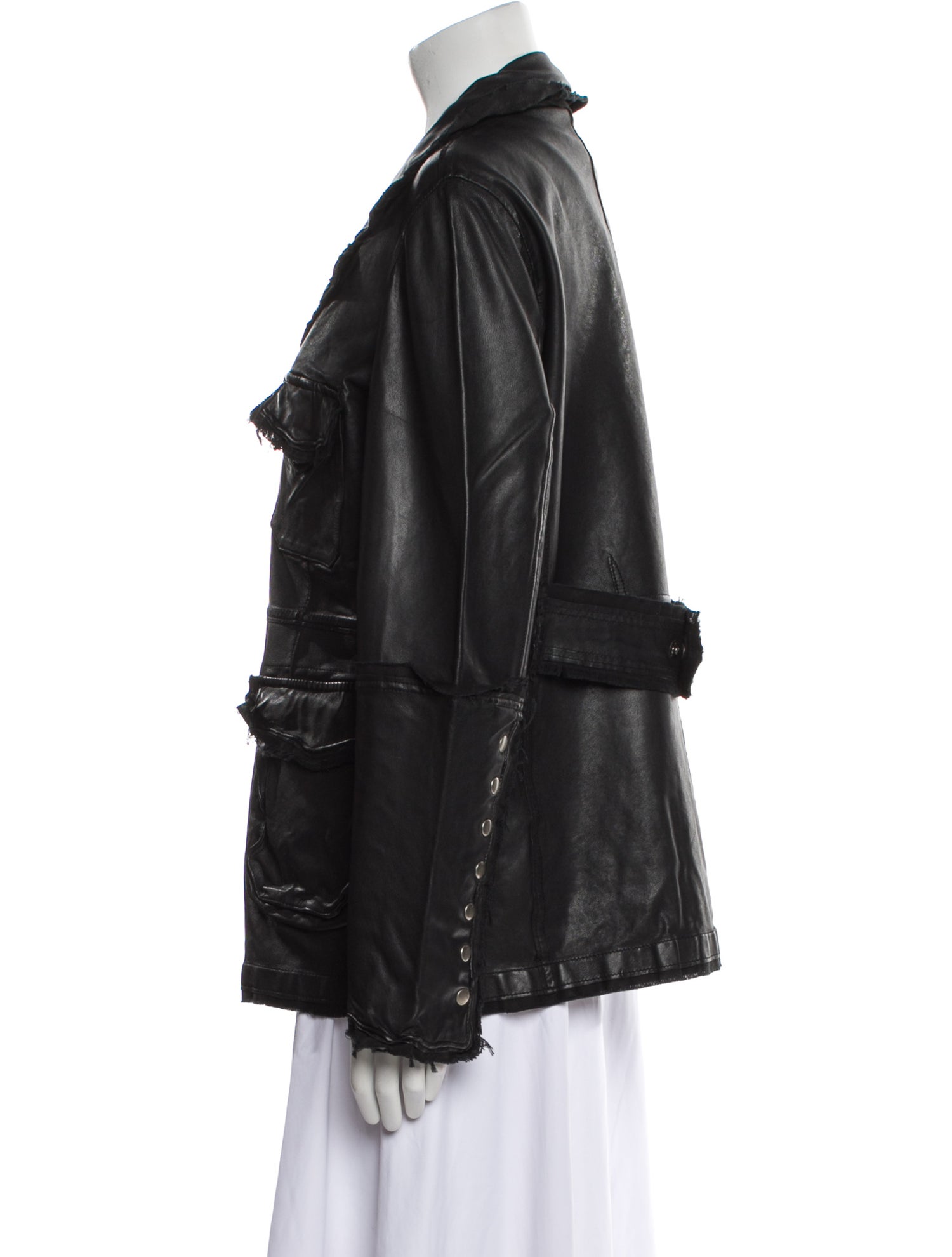 Jakett Leather Utility Jacket w/ Tags