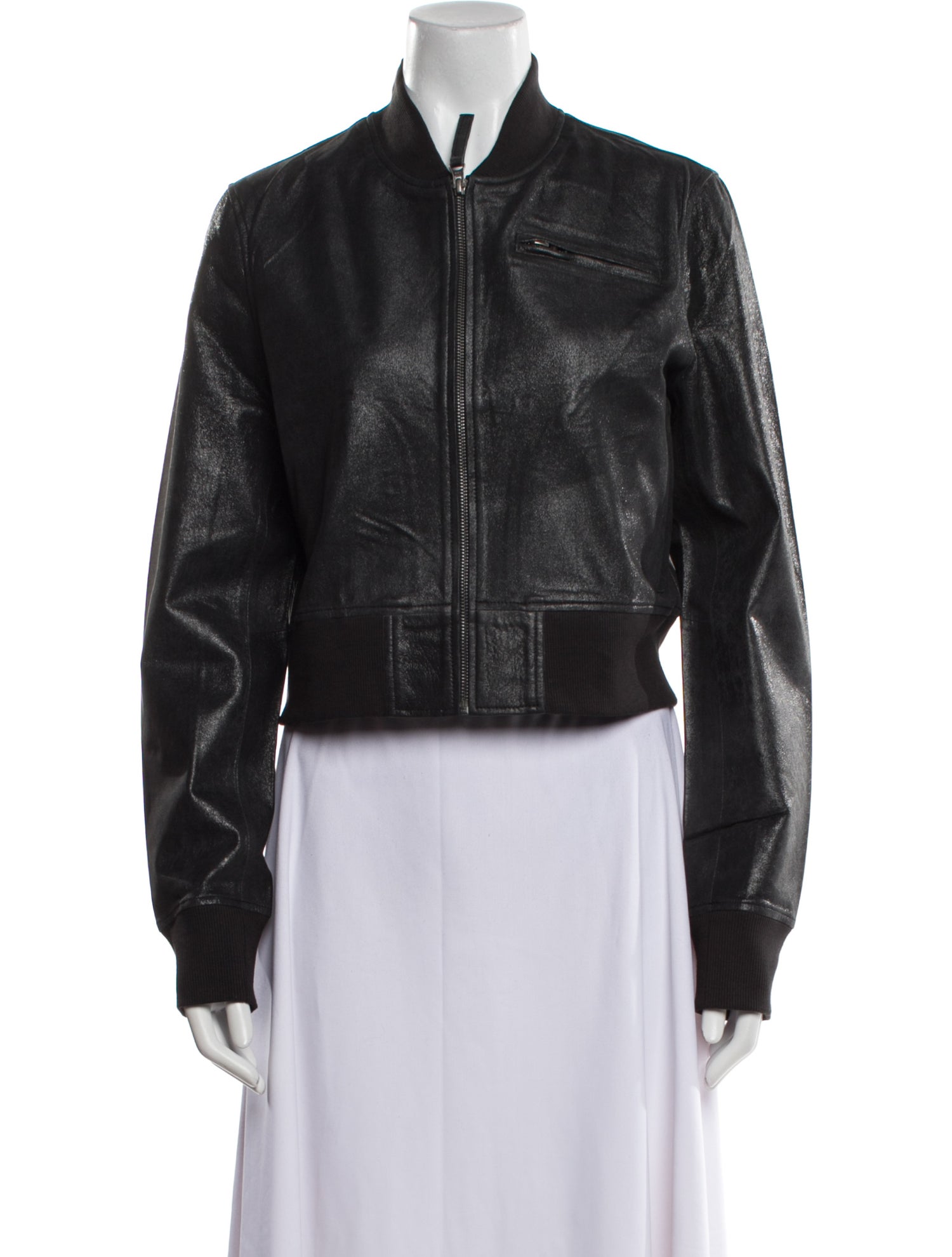 Jakett Leather Bomber Jacket w/ Tags