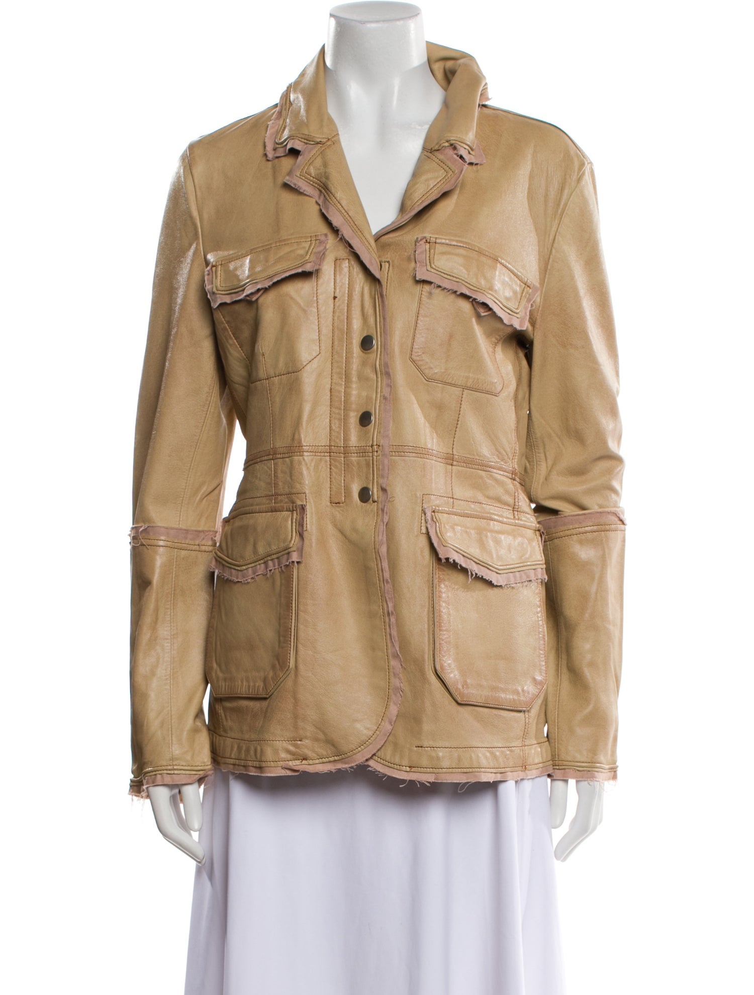 Jakett Leather Utility Jacket w/ Tags