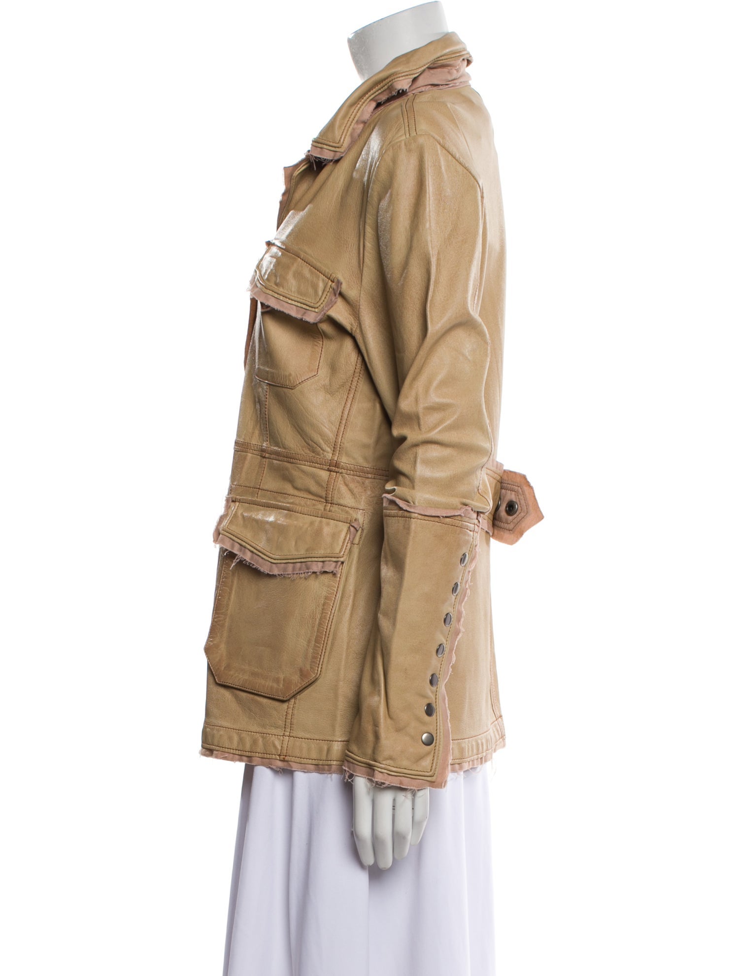 Jakett Leather Utility Jacket w/ Tags