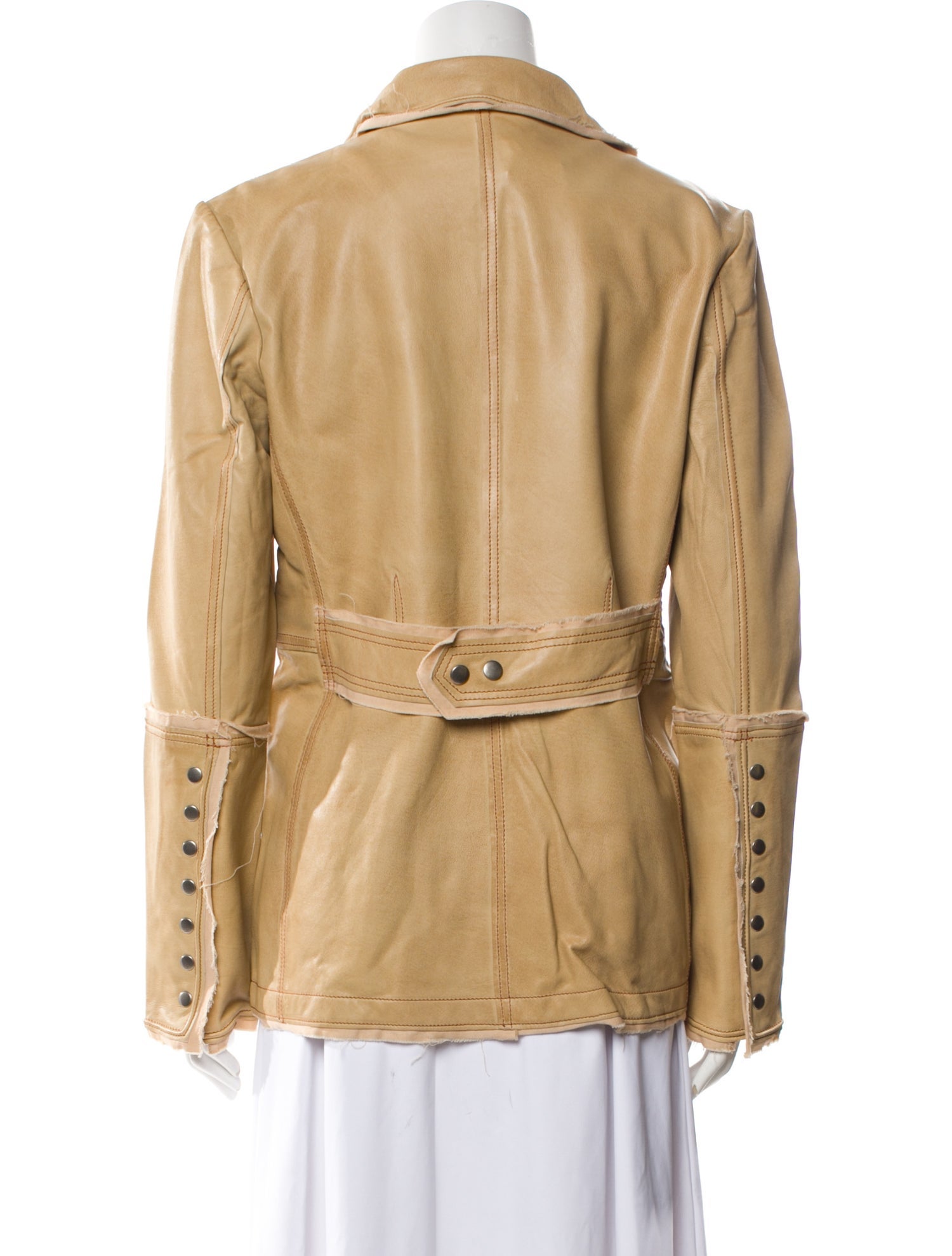 Jakett Leather Utility Jacket