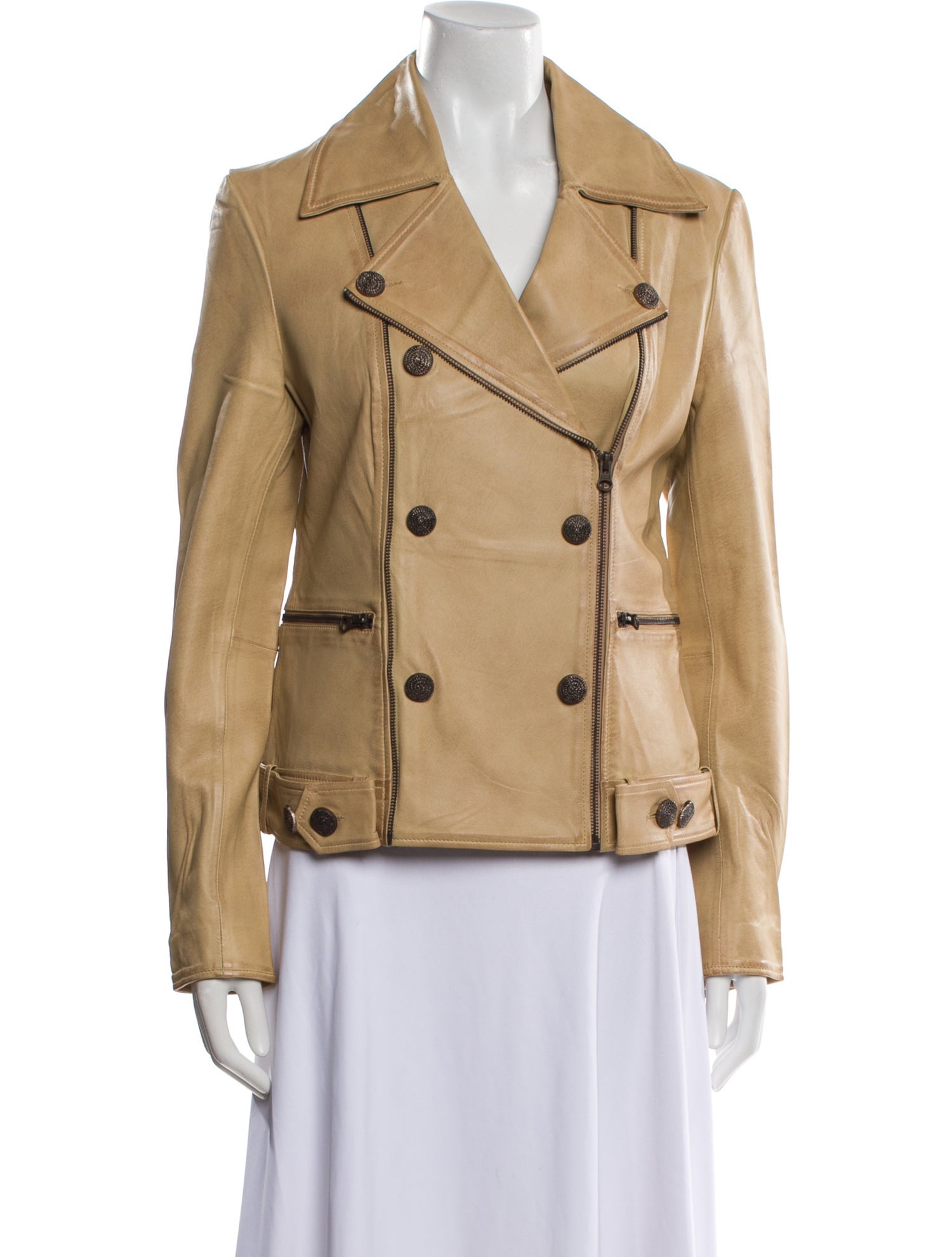 Jakett Leather Biker Jacket w/ Tags