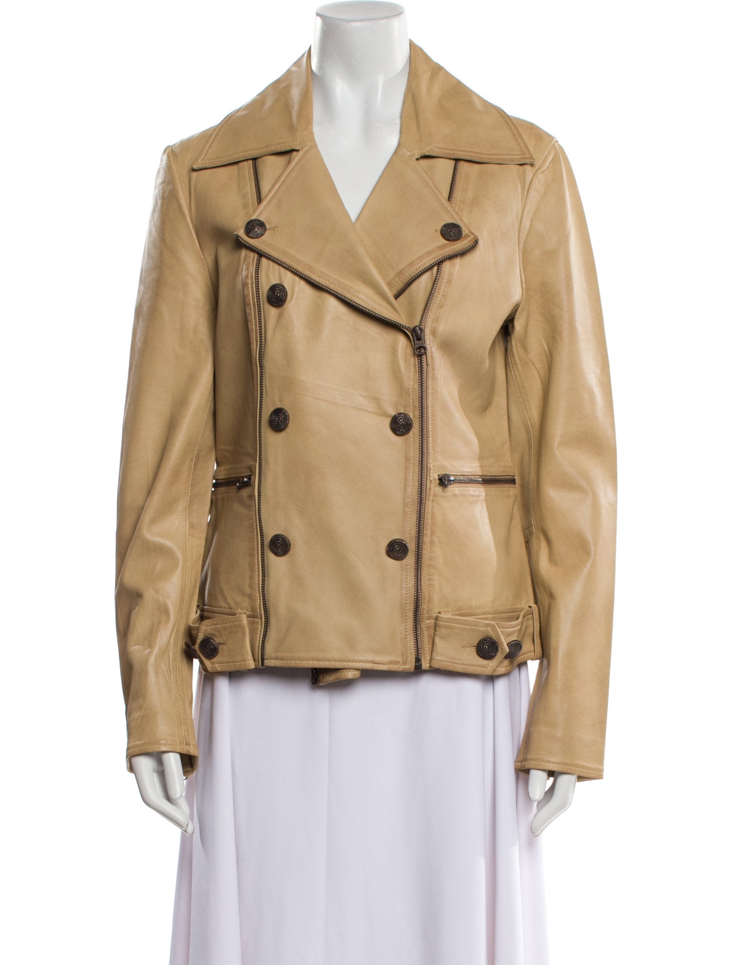 Jakett Leather Utility Jacket w/ Tags