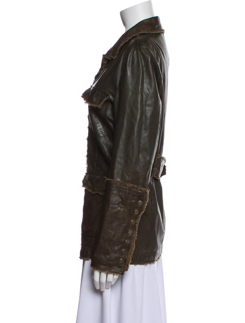 Jakett Leather Utility Jacket
