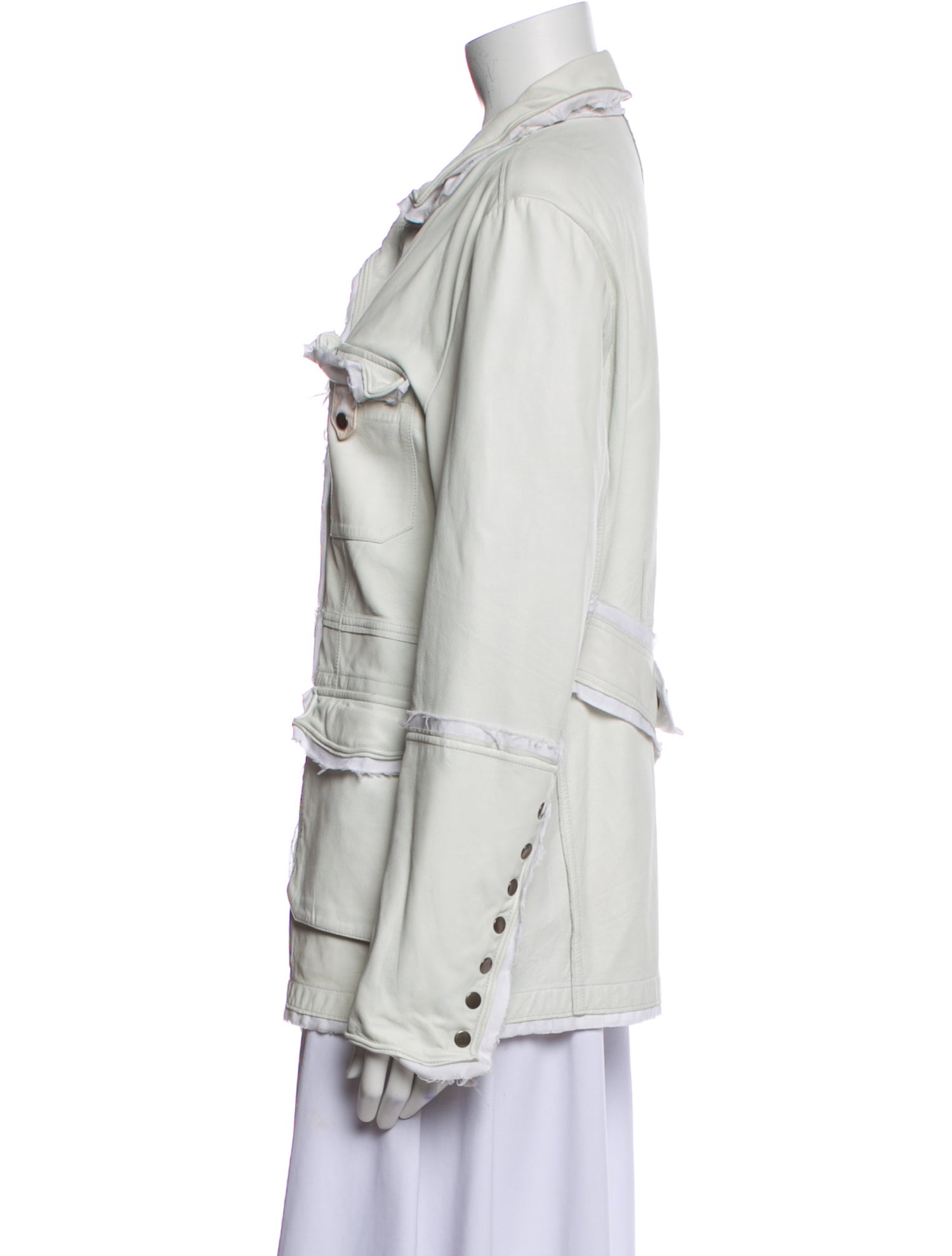 Jakett Leather Utility Jacket