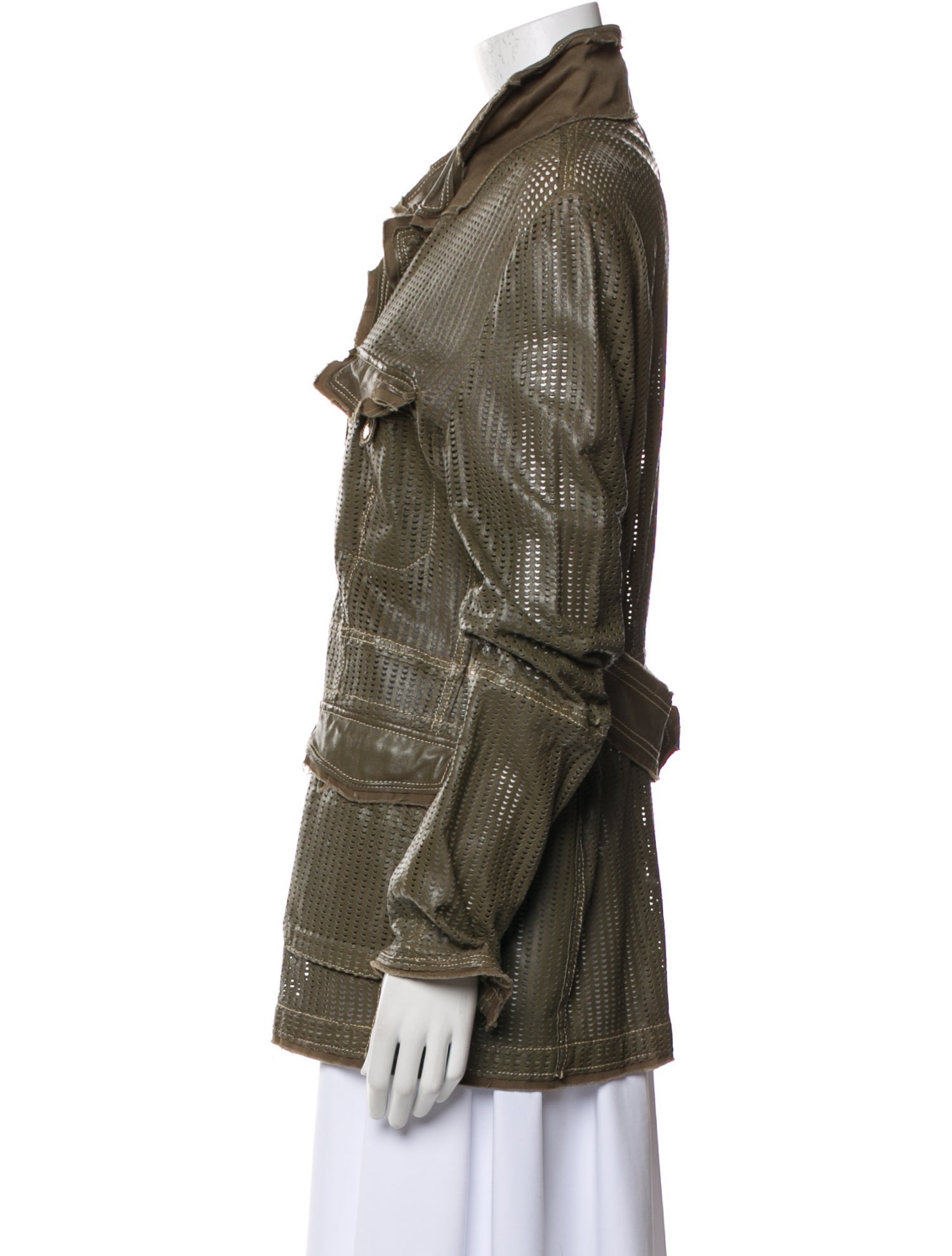 Jakett Leather Utility Jacket