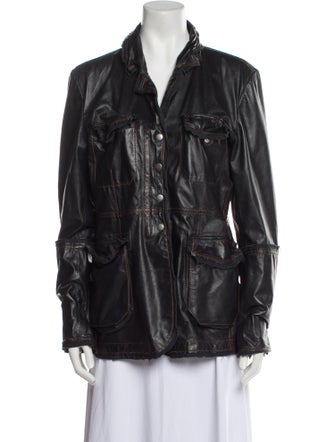 Jakett Leather Biker Jacket