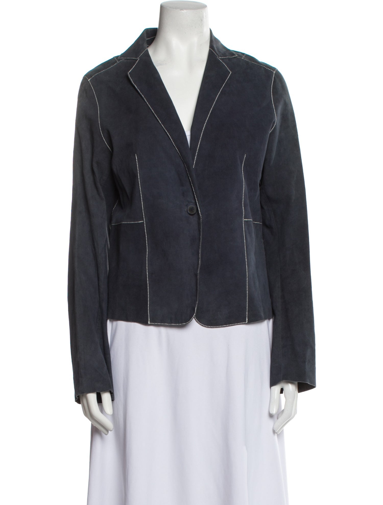 Jakett Leather Denim Jacket