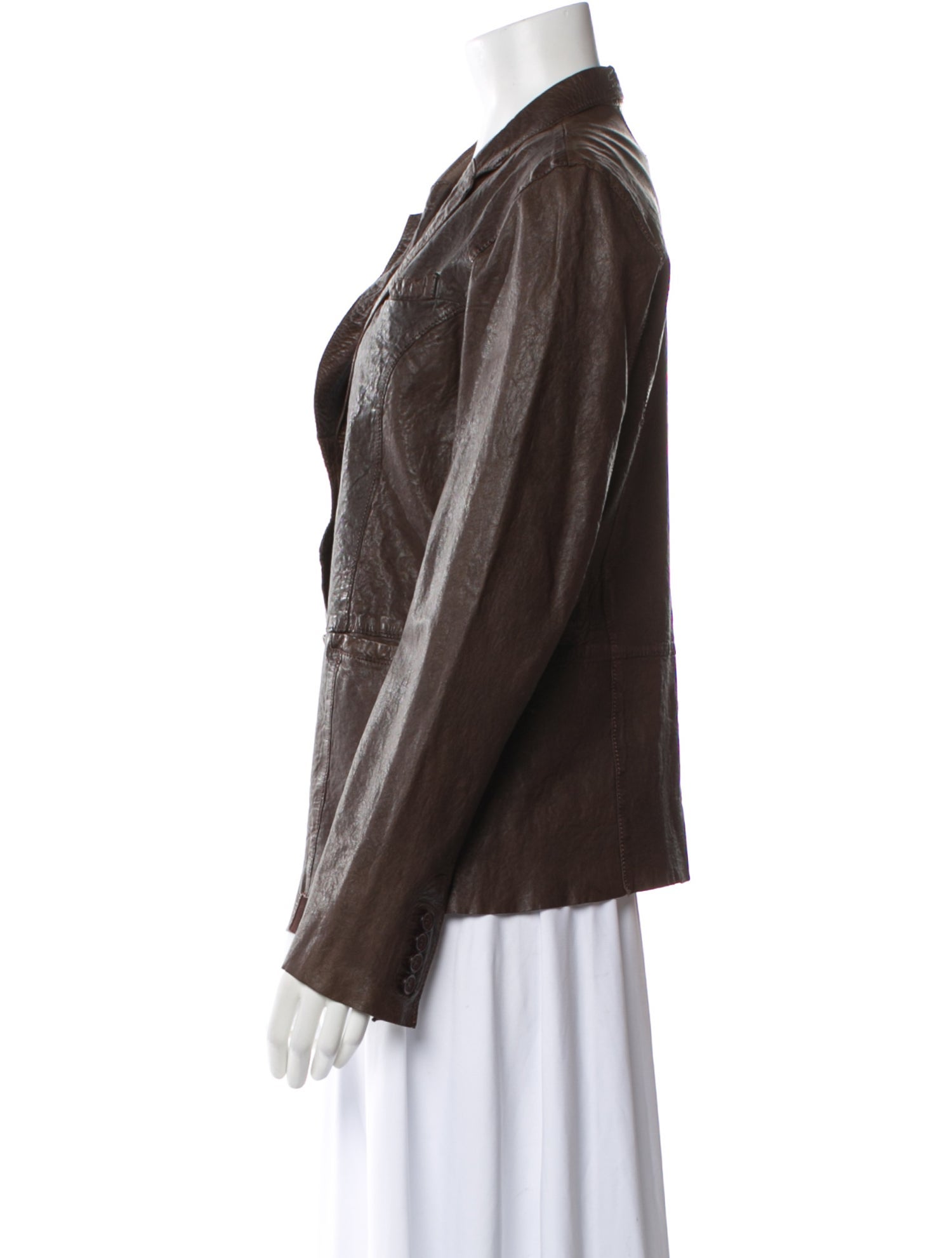 Jakett Leather Evening Jacket