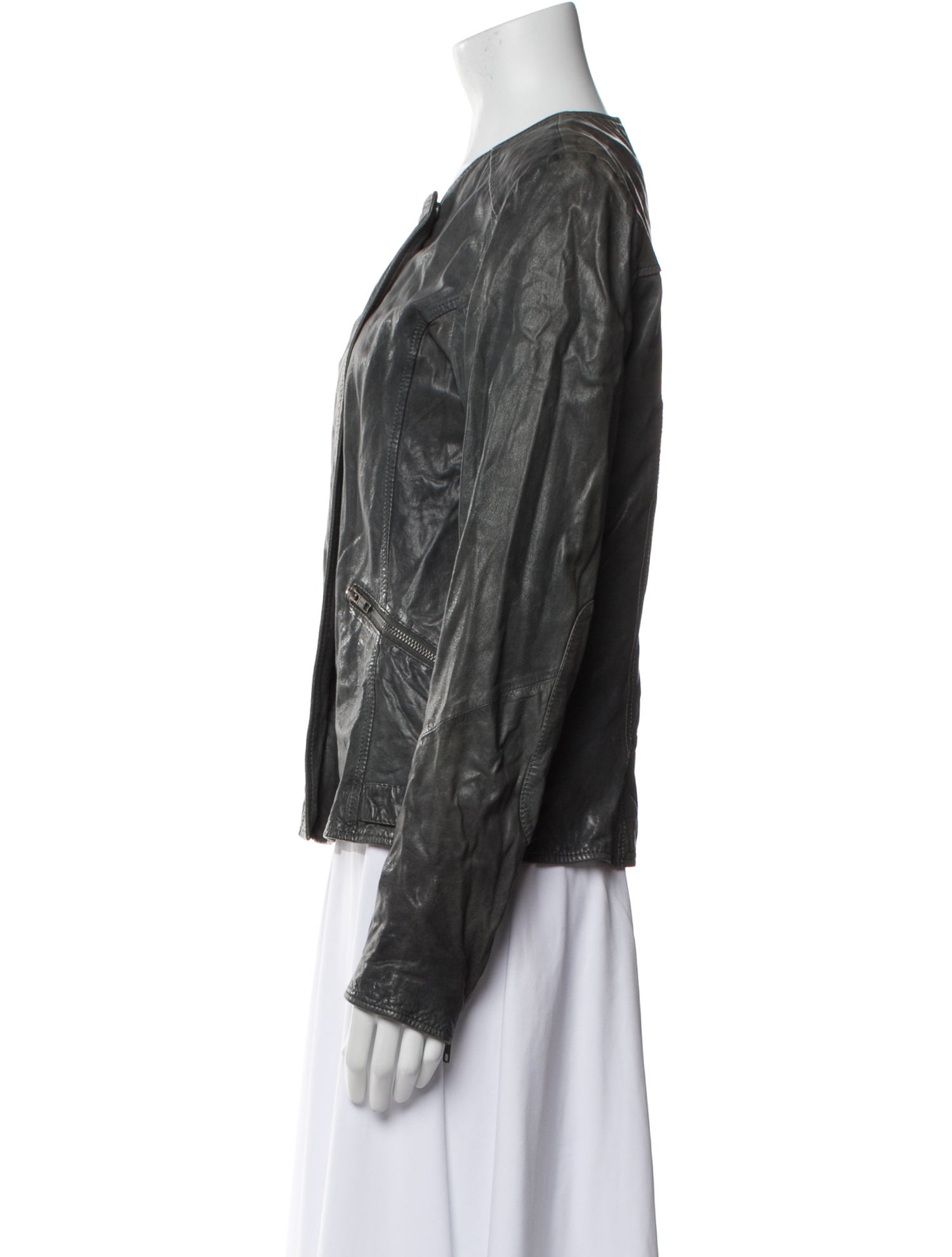 Jakett Leather Biker Jacket