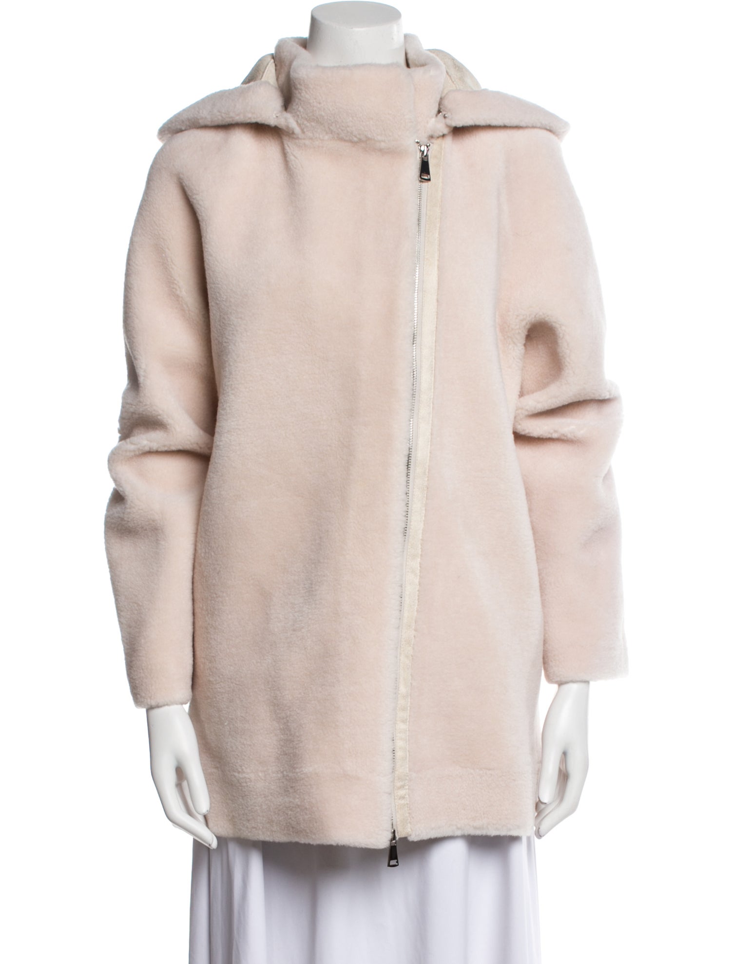 Julia & Stella Lambswool Faux Fur Coat