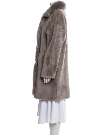 Julia & Stella Shearling Fur Coat