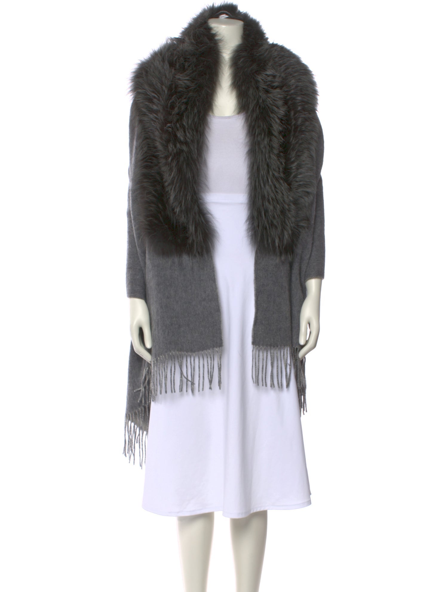 Julia & Stella Wool Open Front Sweater