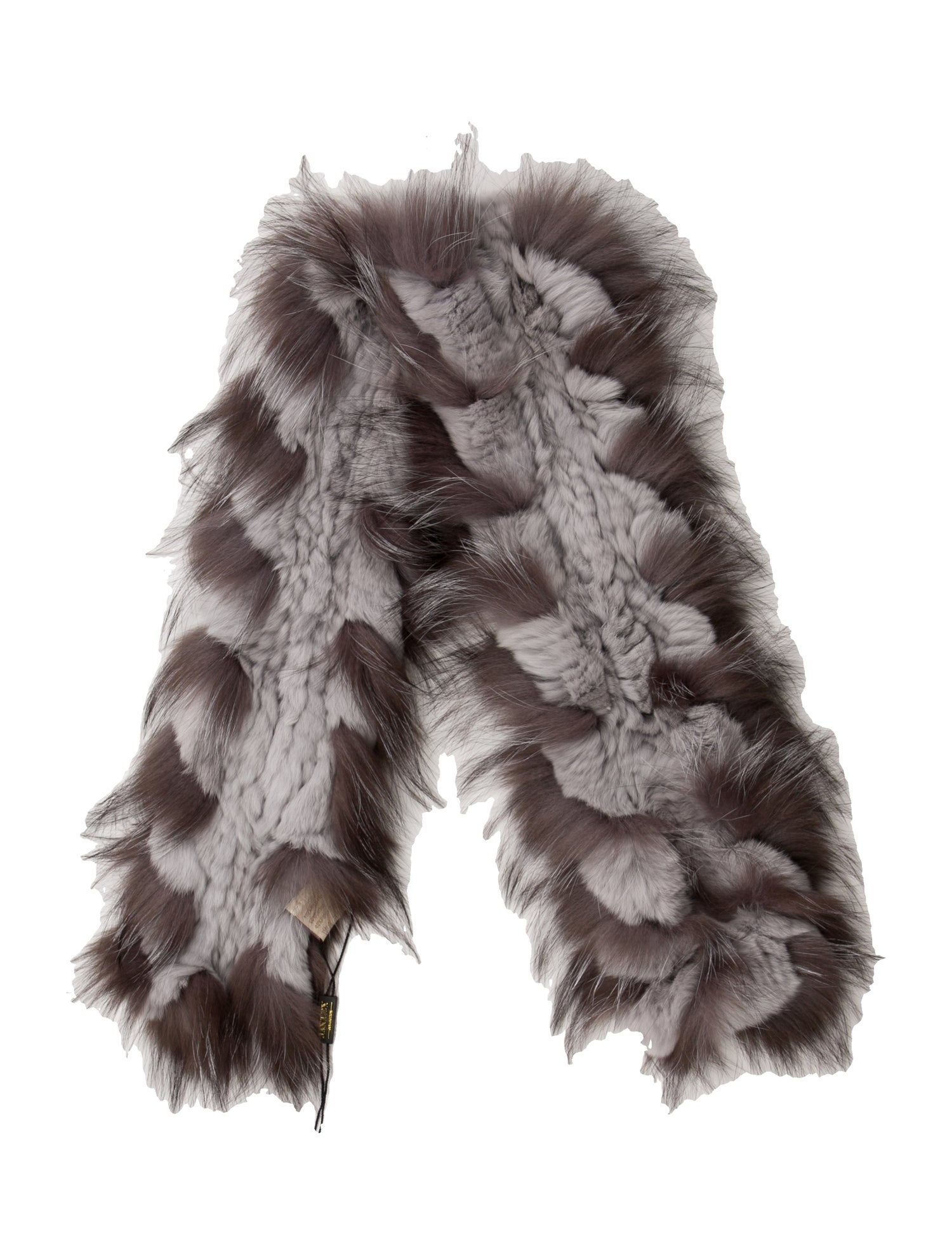Jayley Collection Fur Printed Scarf w/ Tags