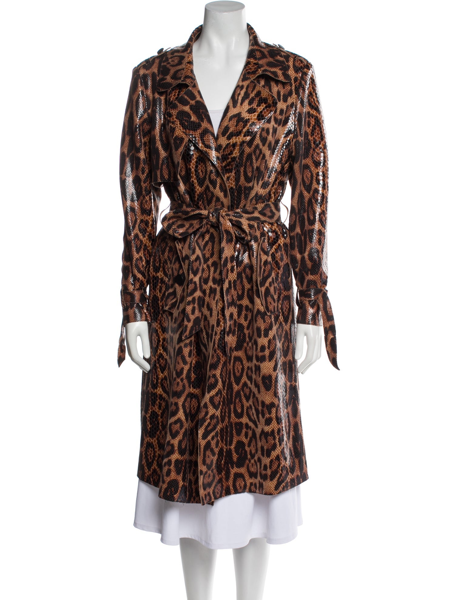 Jayley Collection Animal Print Coat
