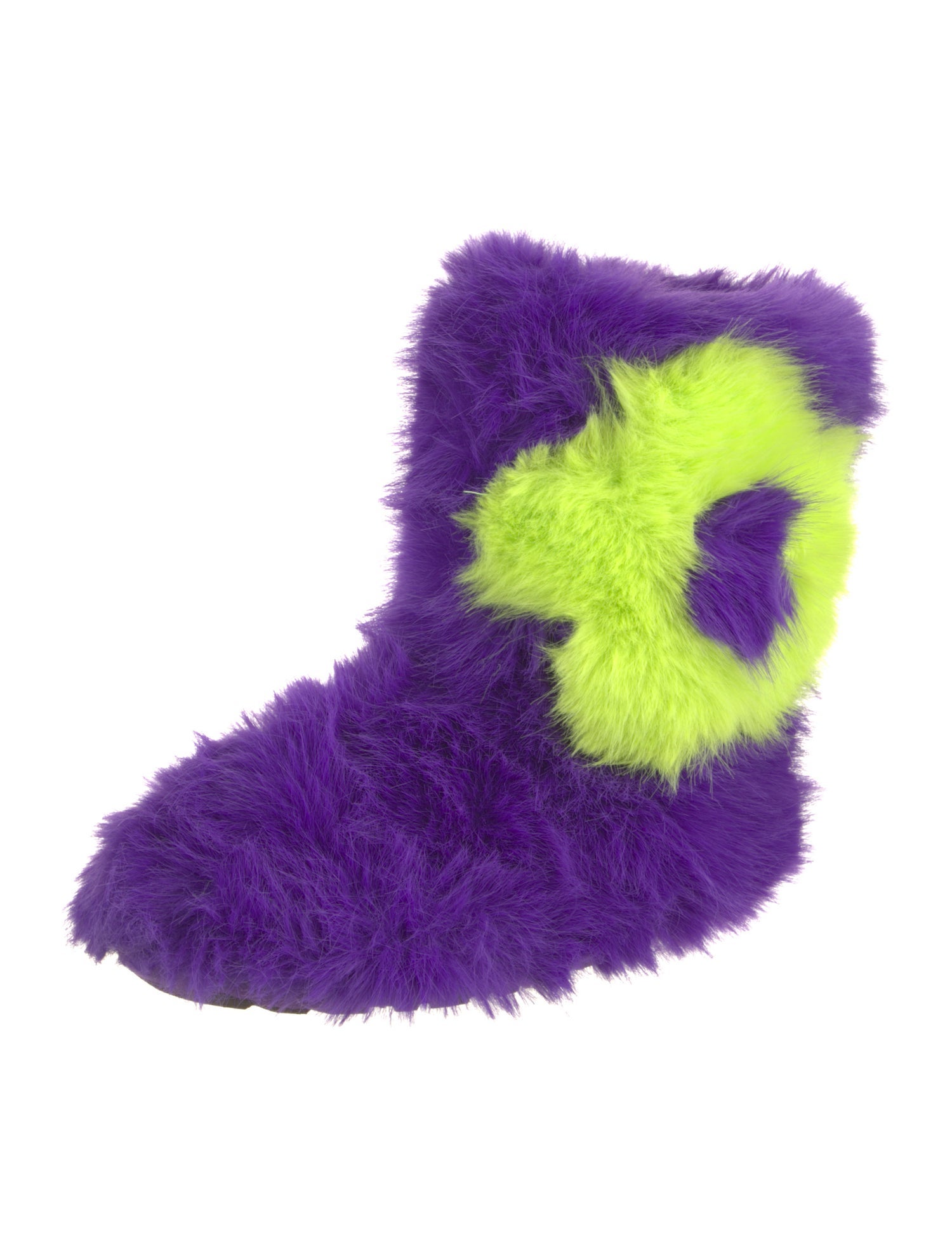 Jayley Collection Shearling Printed Combat Boots