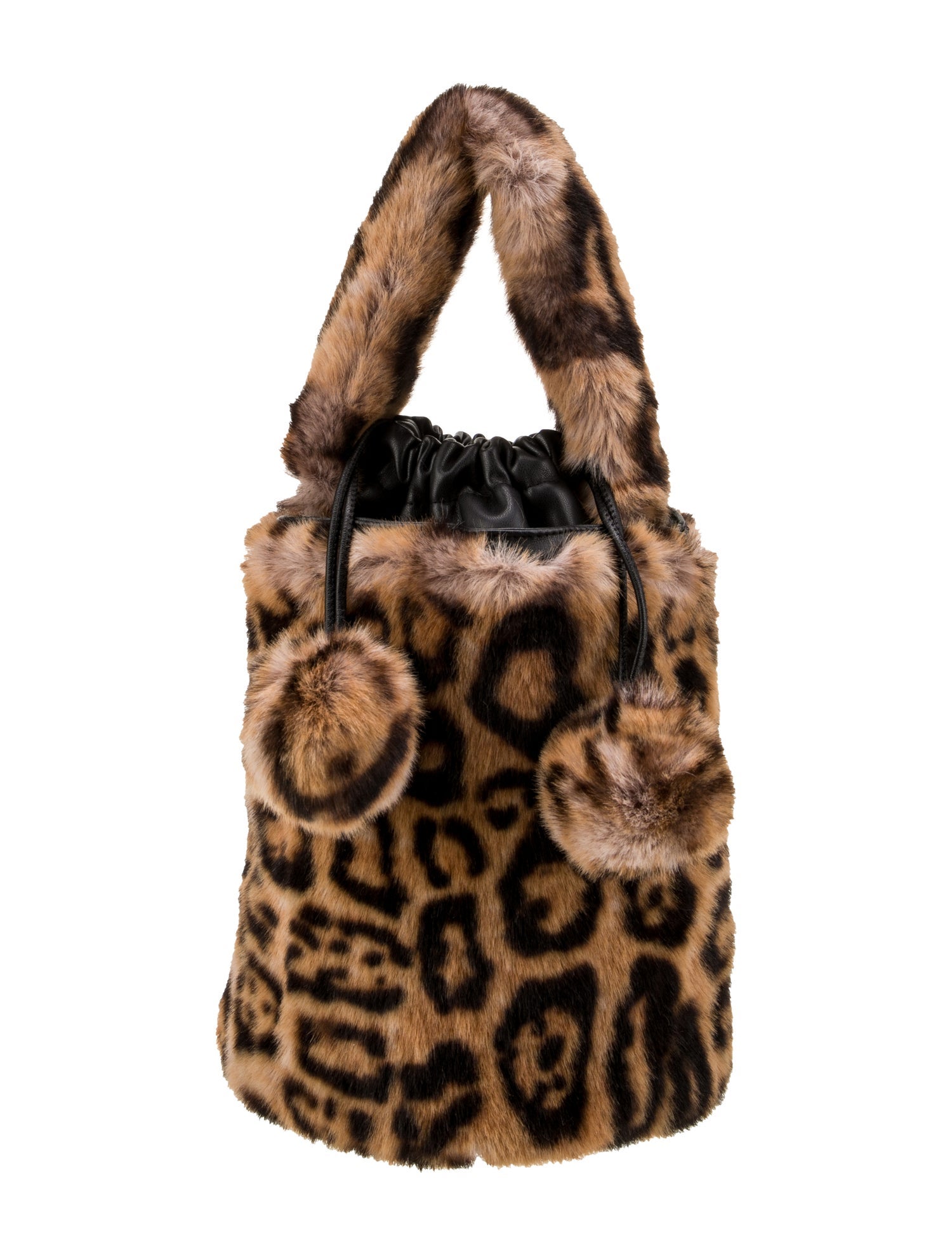 Jayley Collection Faux Fur Hobo