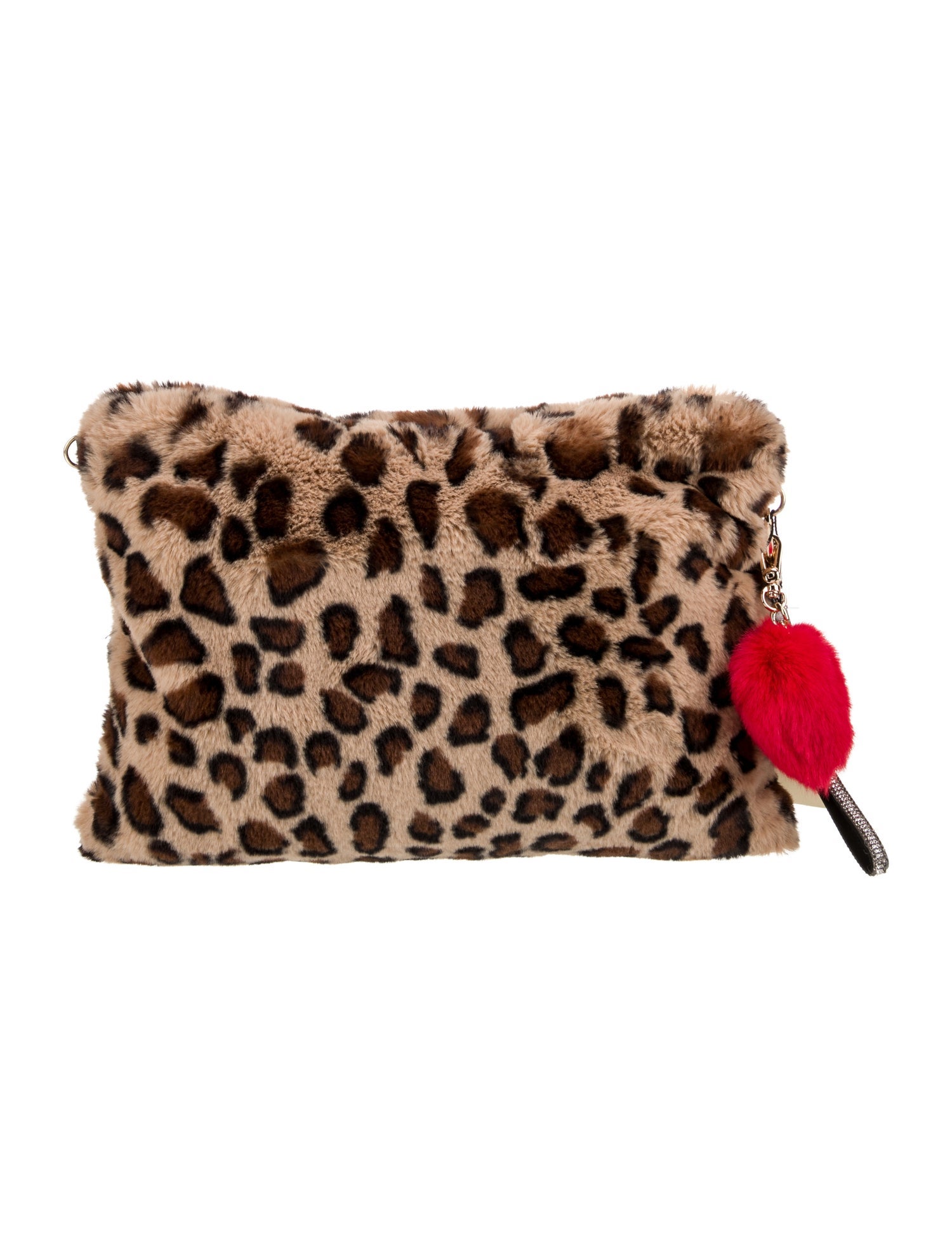 Jayley Collection Faux Fur Pouch