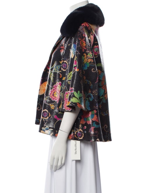 Jayley Collection Floral Print Jacket