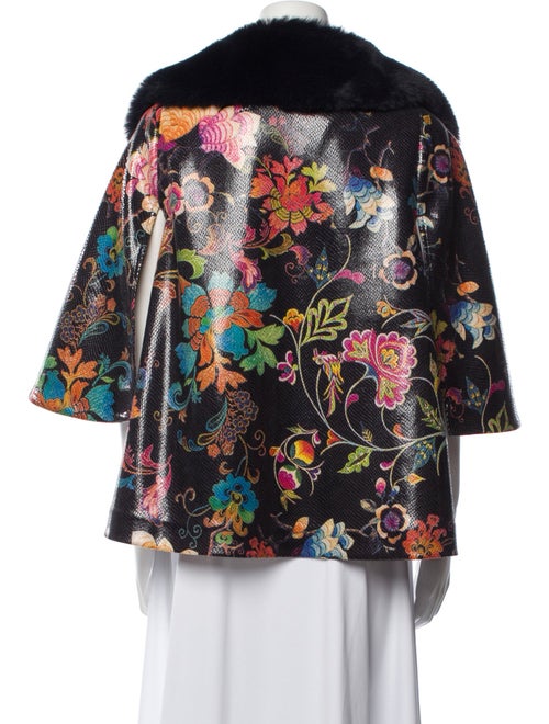 Jayley Collection Floral Print Jacket