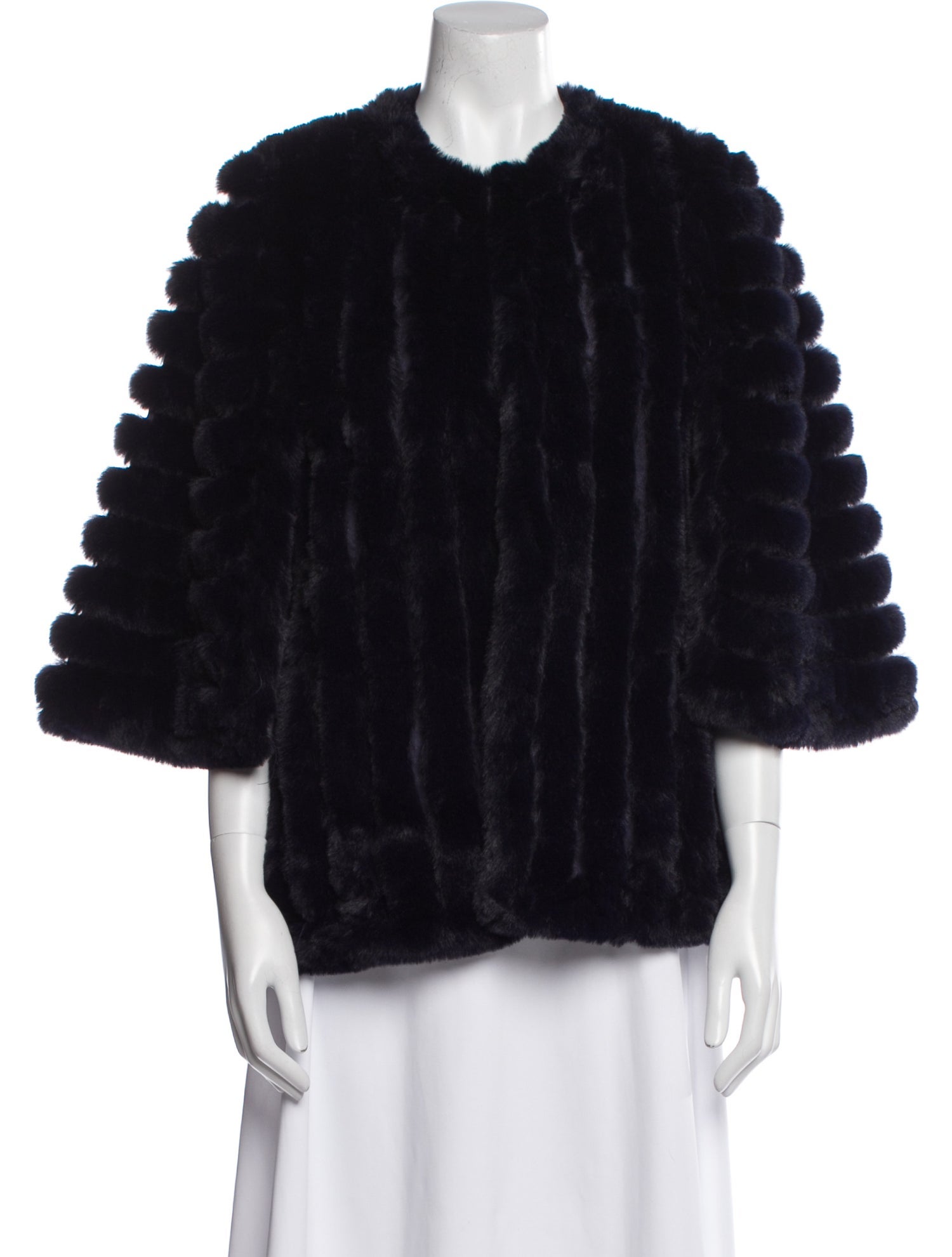 Jayley Collection Faux Fur Jacket