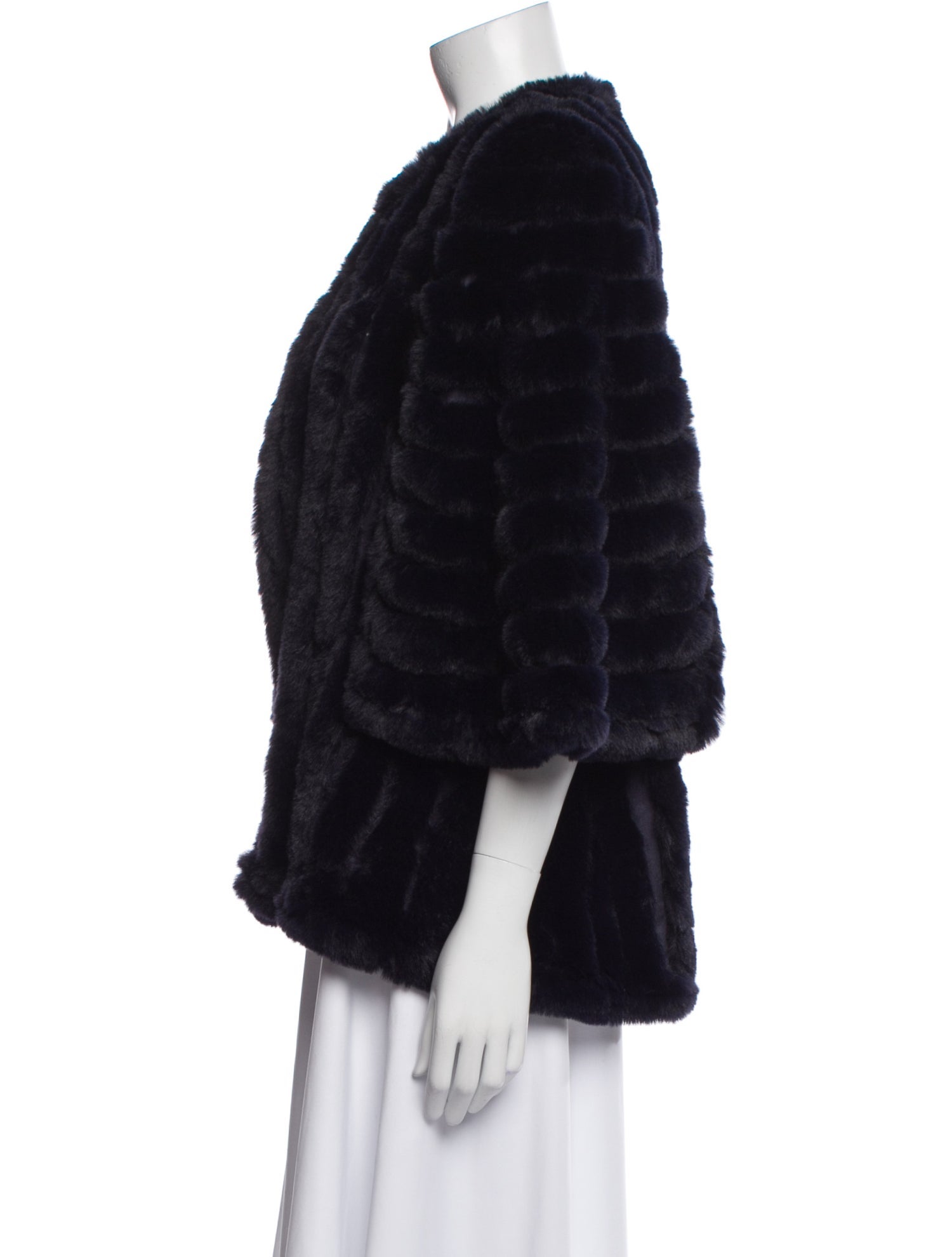 Jayley Collection Faux Fur Jacket