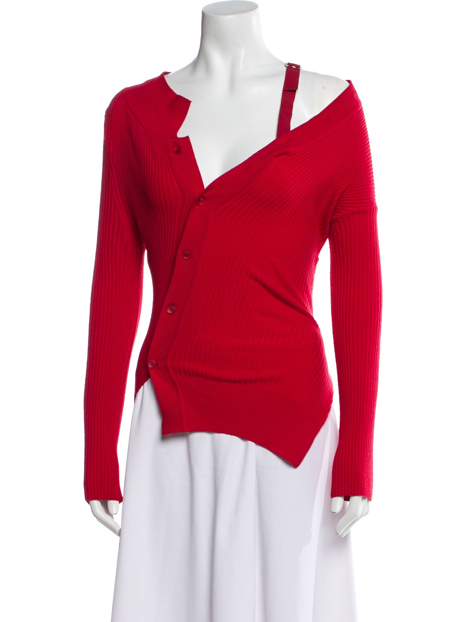 Jacquemus L'enfant Du Soleil Wool V-Neck Sweater