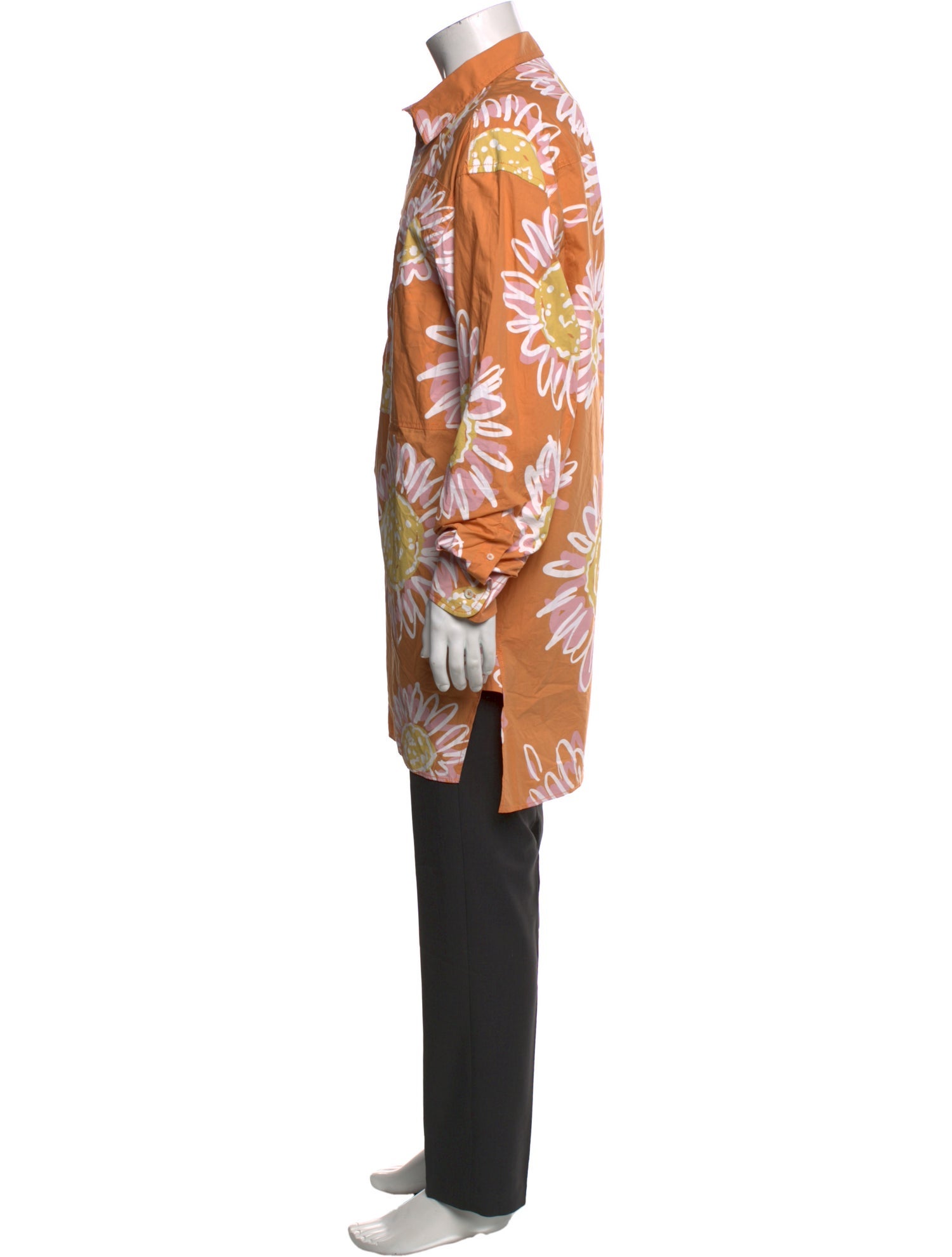 Jacquemus L'enfant Du Soleil Floral Print Long Sleeve Shirt w/ Tags