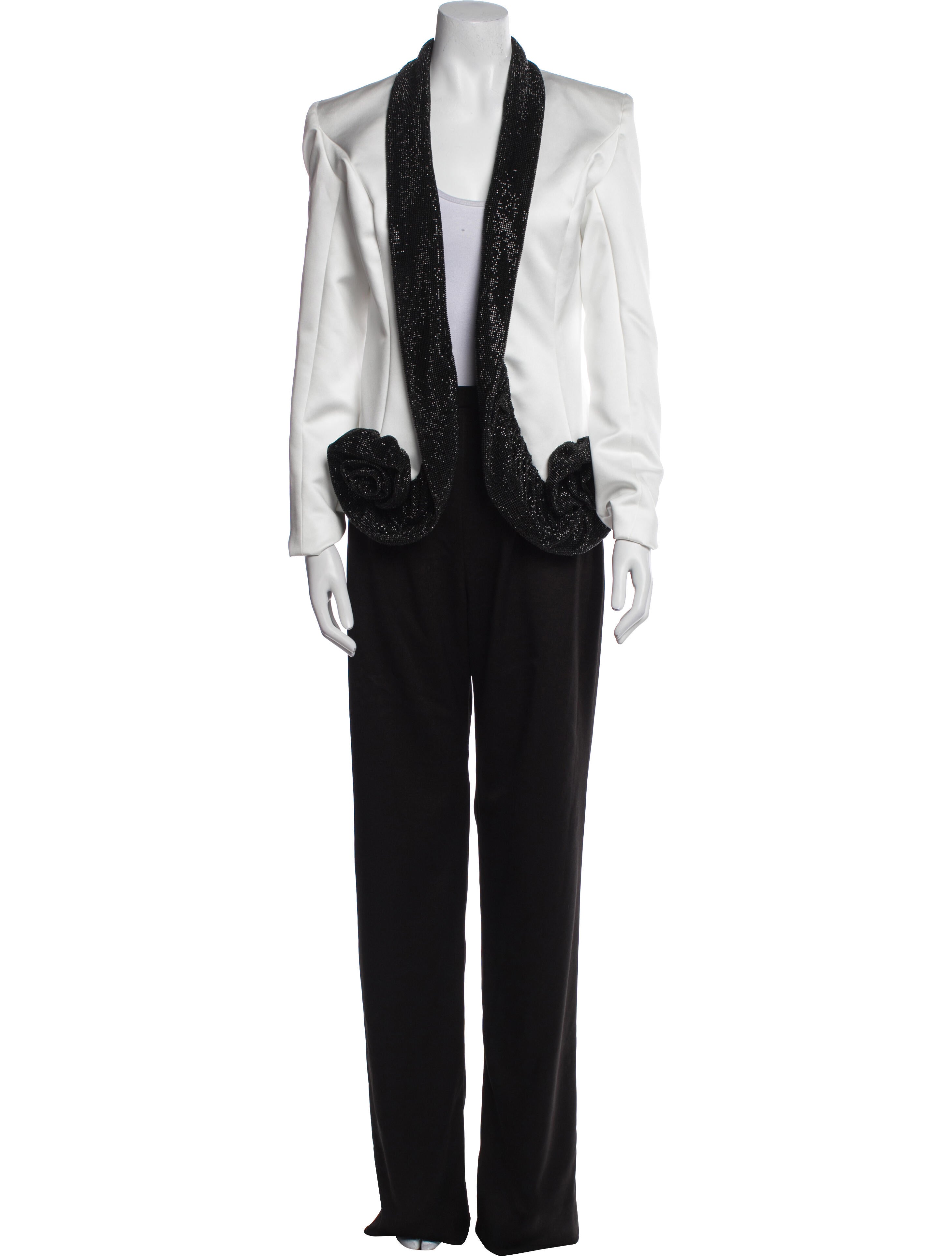 Jean Louis Crystal Embellishments Pantsuit