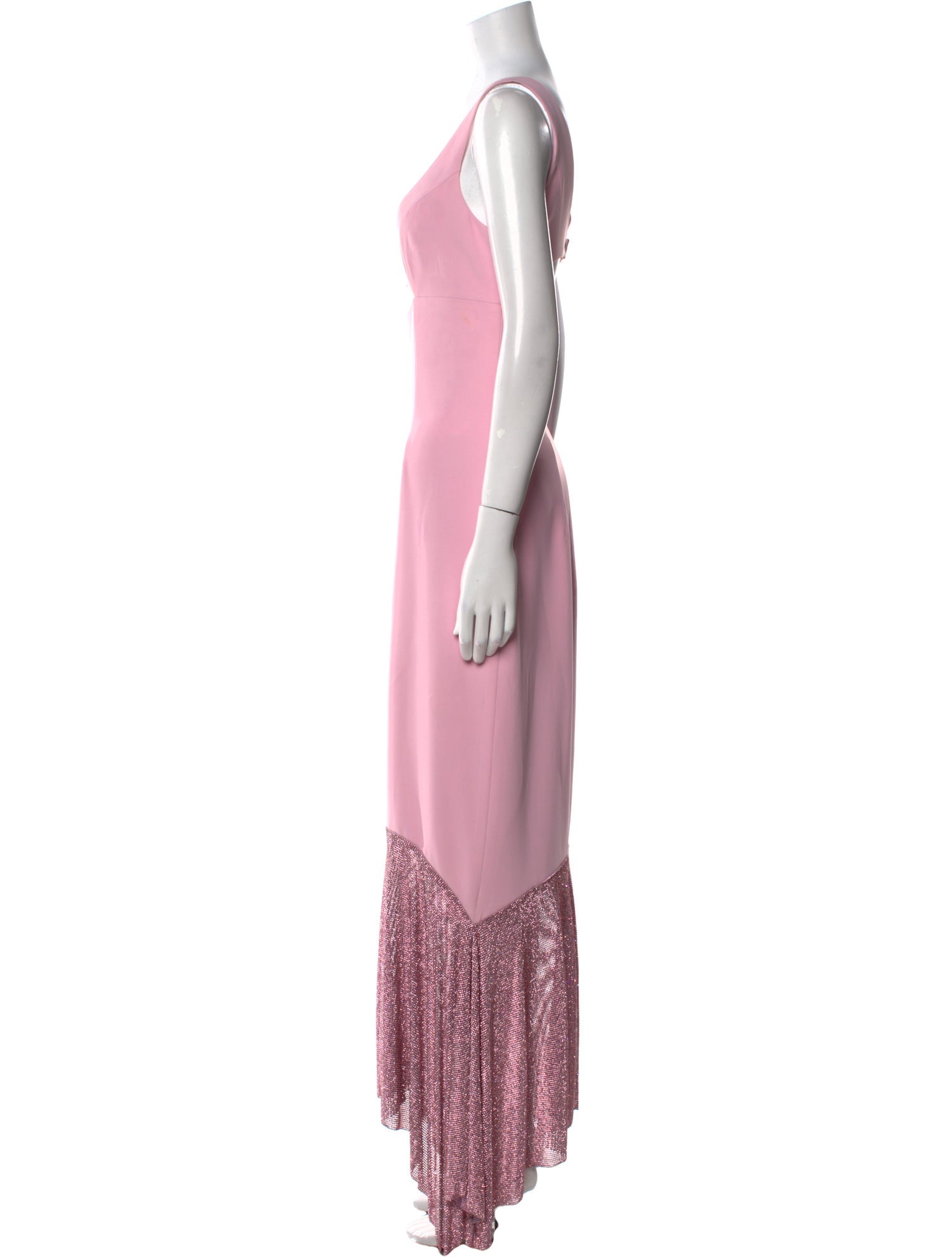 Jean Louis Scoop Neck Long Dress