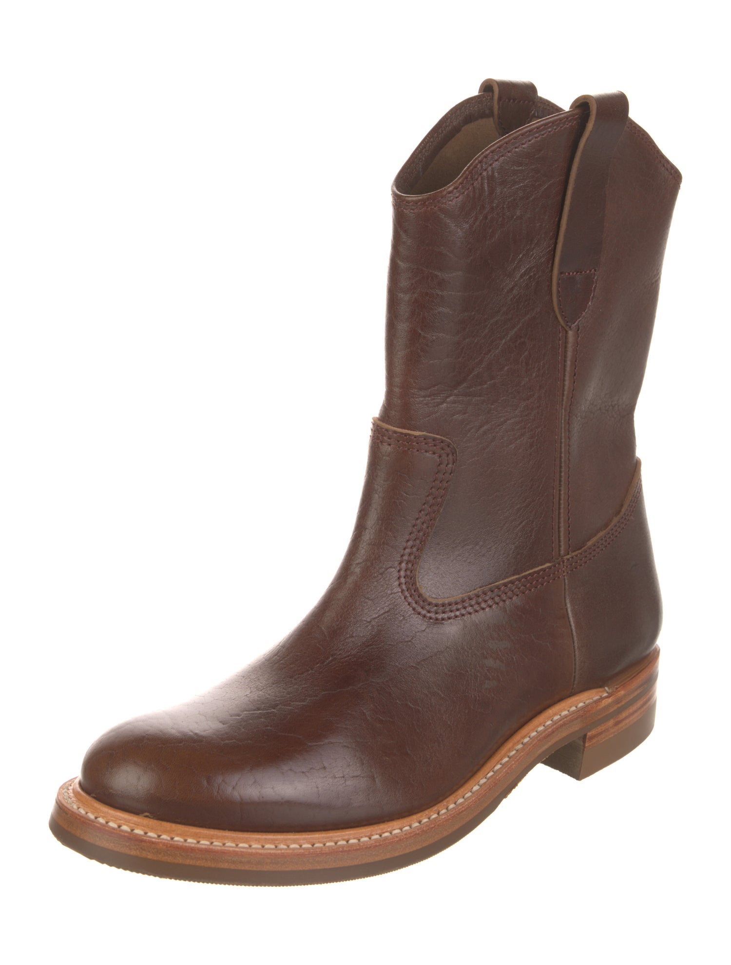 John Lofgren Leather Western Boots