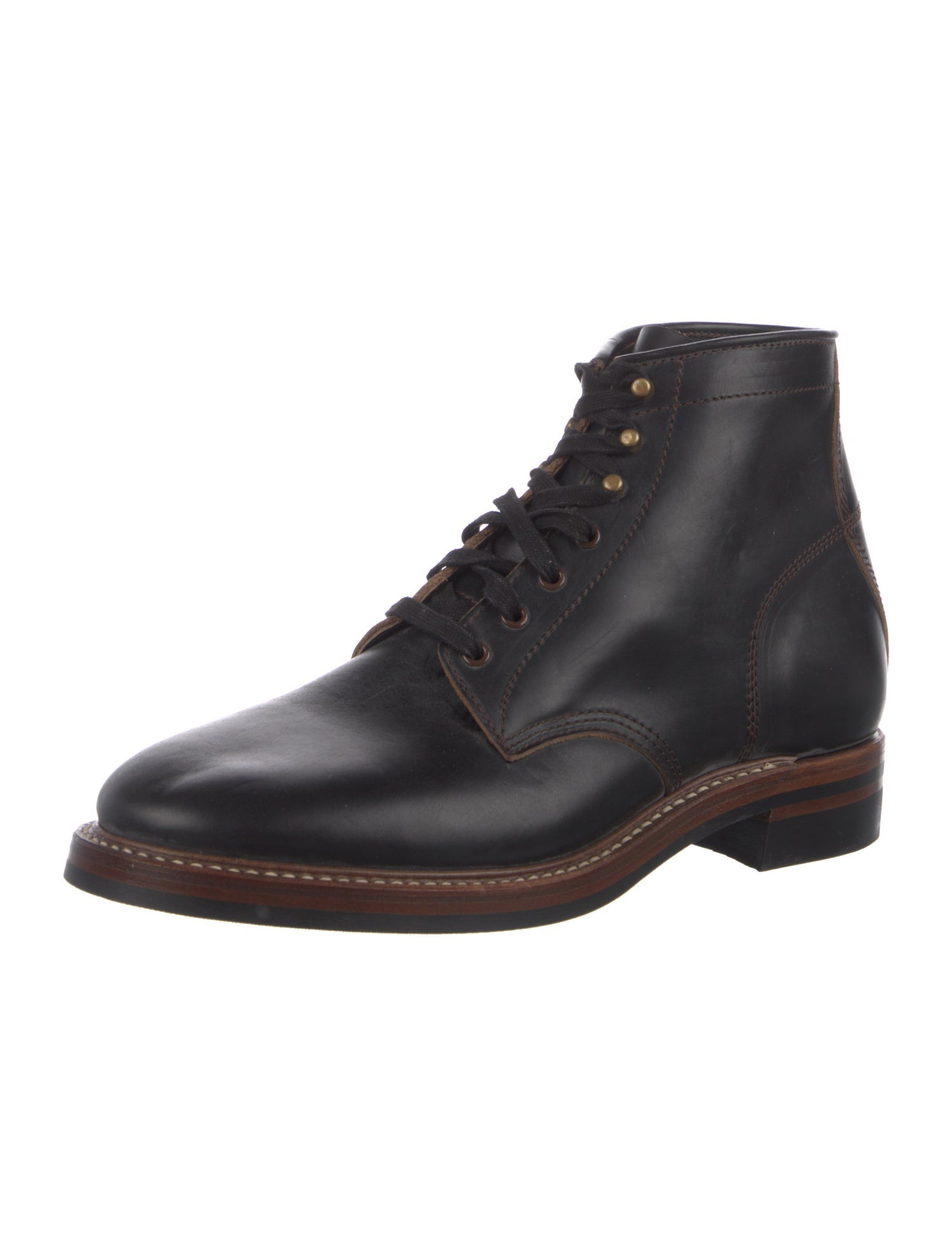 John Lofgren Leather Lace-Up Boots
