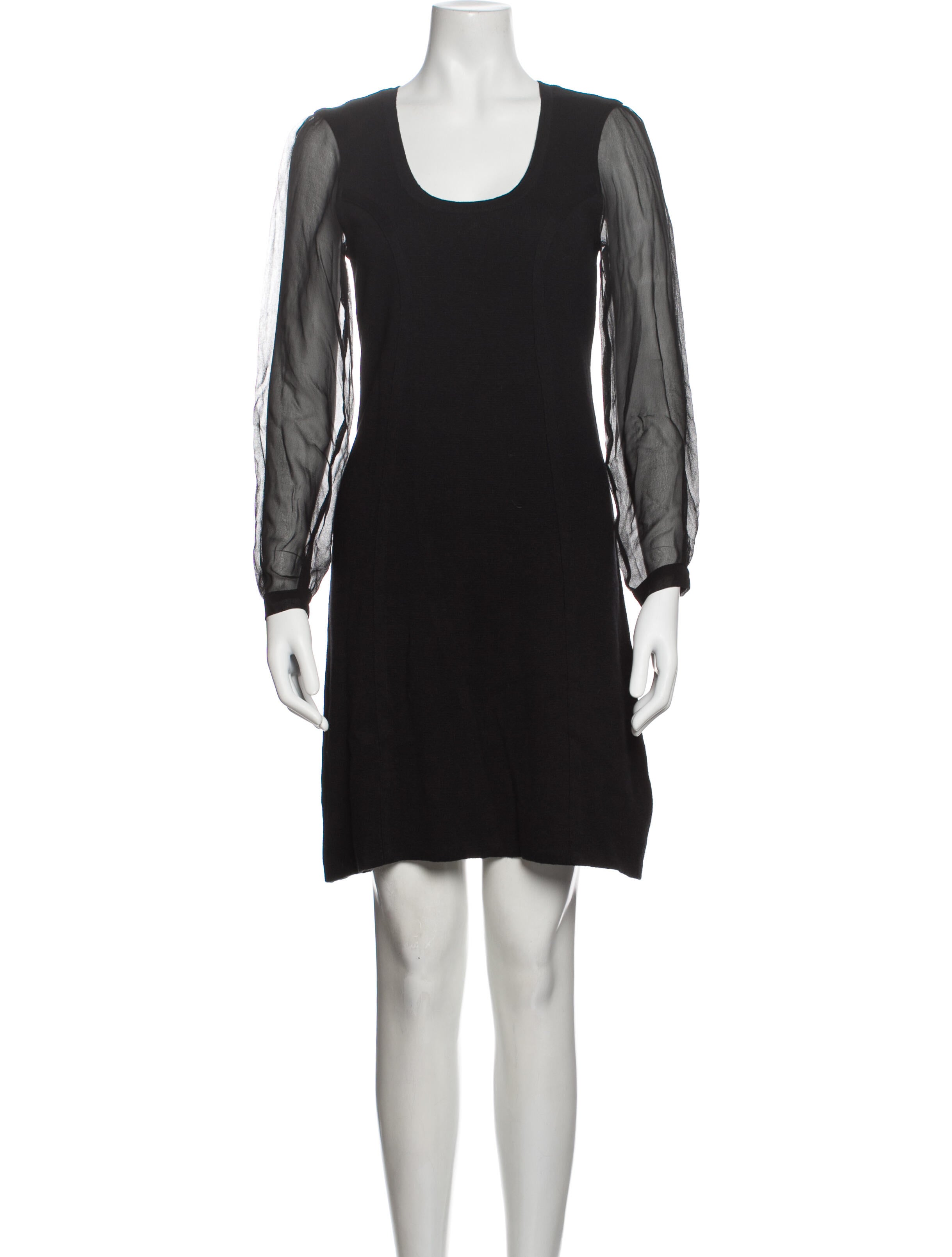 Juliette Longuet Scoop Neck Mini Dress