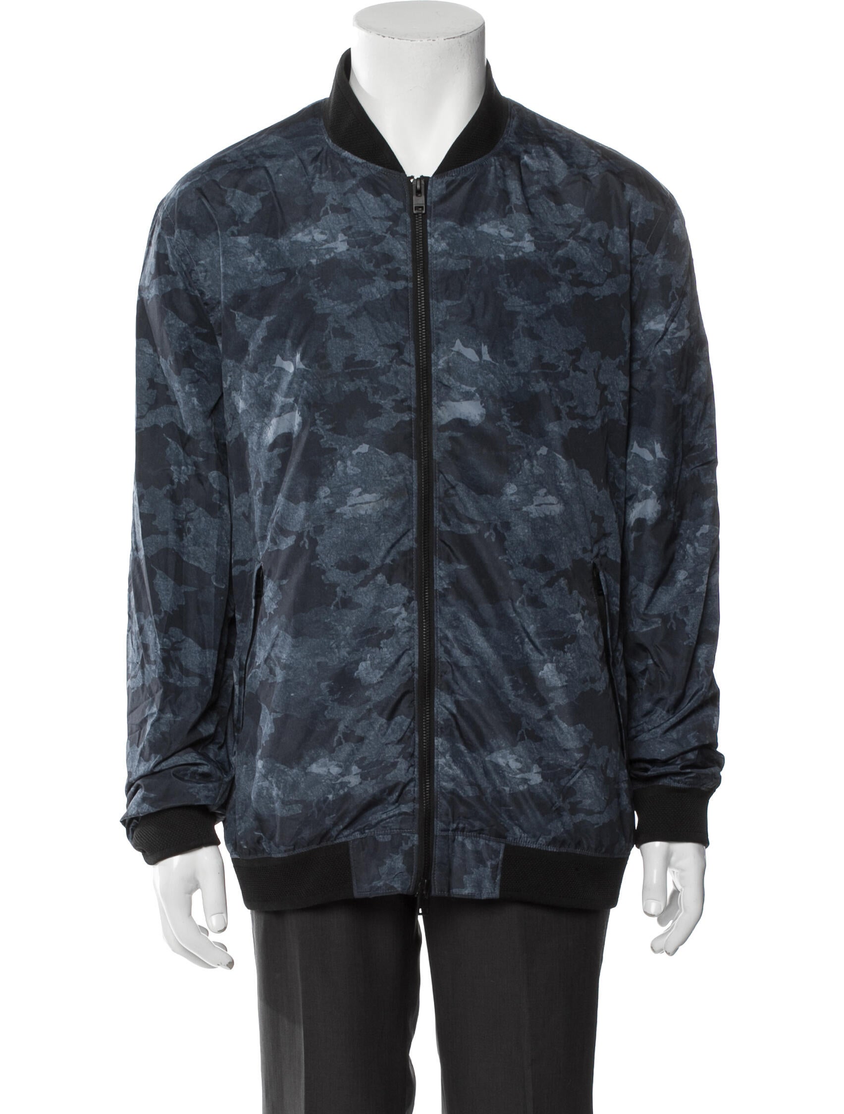 J. Lindeberg Camouflage Print Bomber Jacket