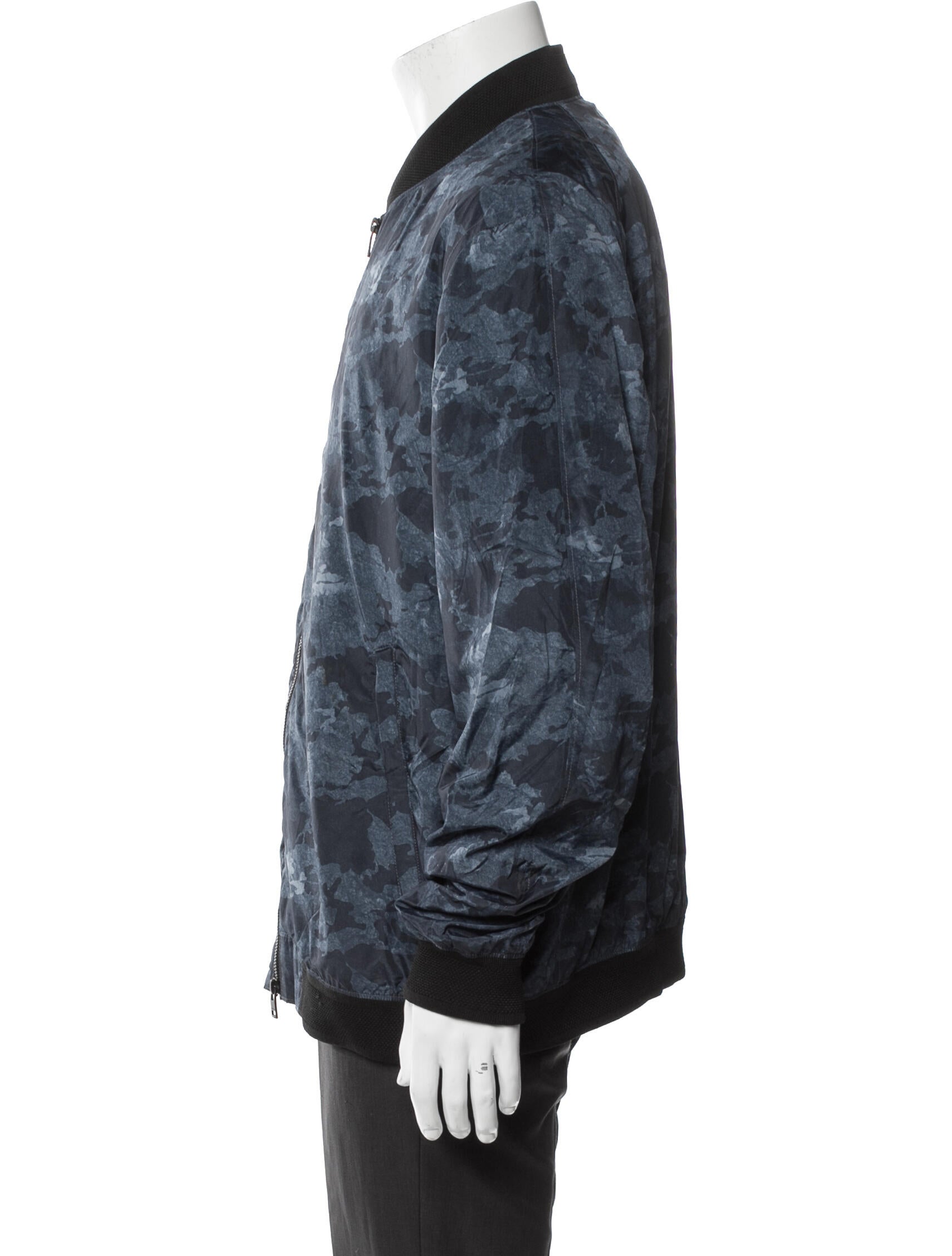 J. Lindeberg Camouflage Print Bomber Jacket