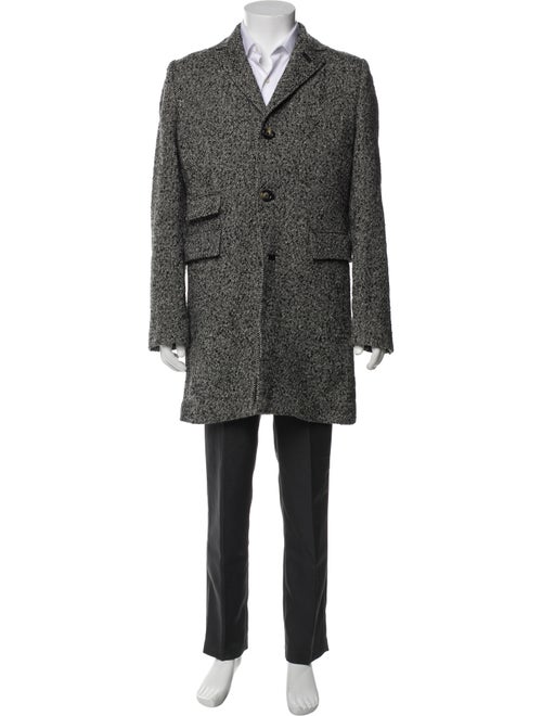 J. Lindeberg Tweed Pattern Overcoat