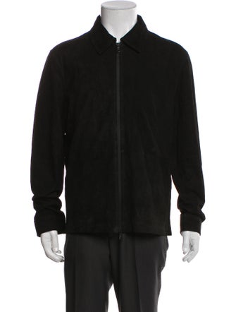 J. Lindeberg Suede Bomber Jacket