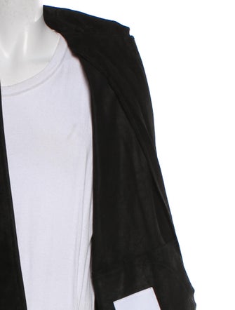 J. Lindeberg Suede Bomber Jacket