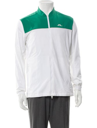 J. Lindeberg Colorblock Pattern Windbreaker