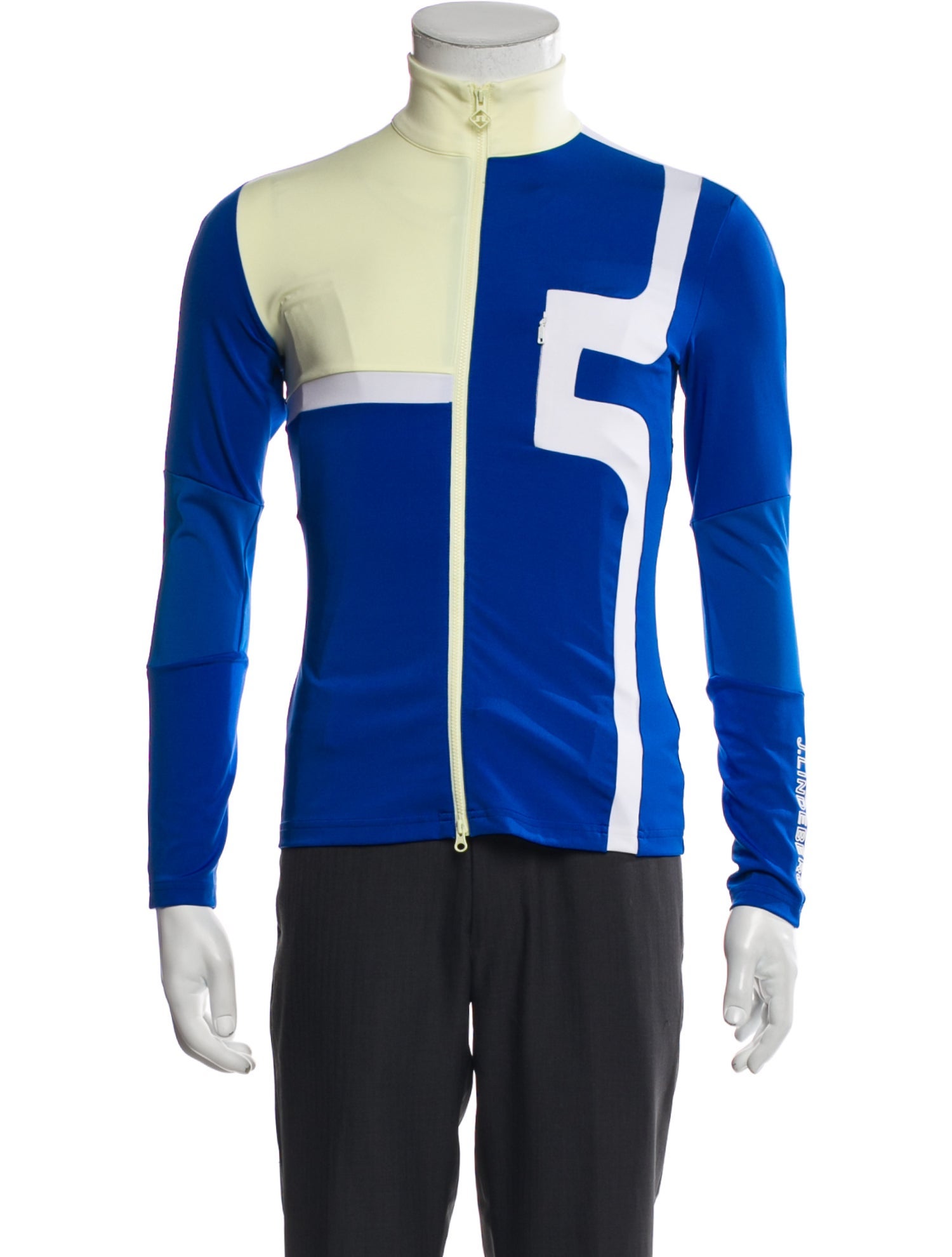 J. Lindeberg Colorblock Pattern Windbreaker