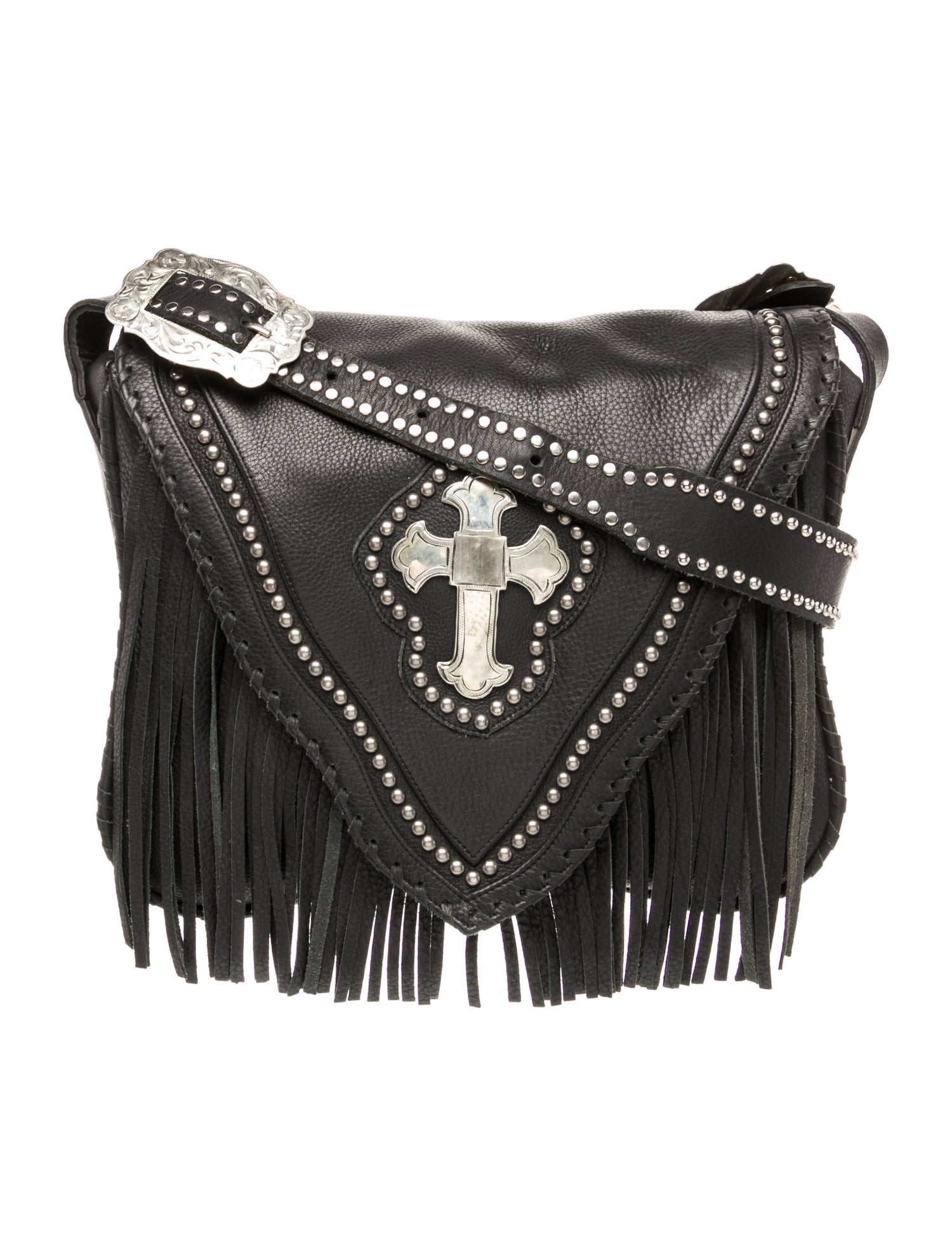 Jose Luis Leather Shoulder Bag