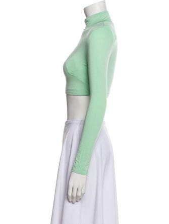 JLuxLabel Turtleneck Long Sleeve Crop Top