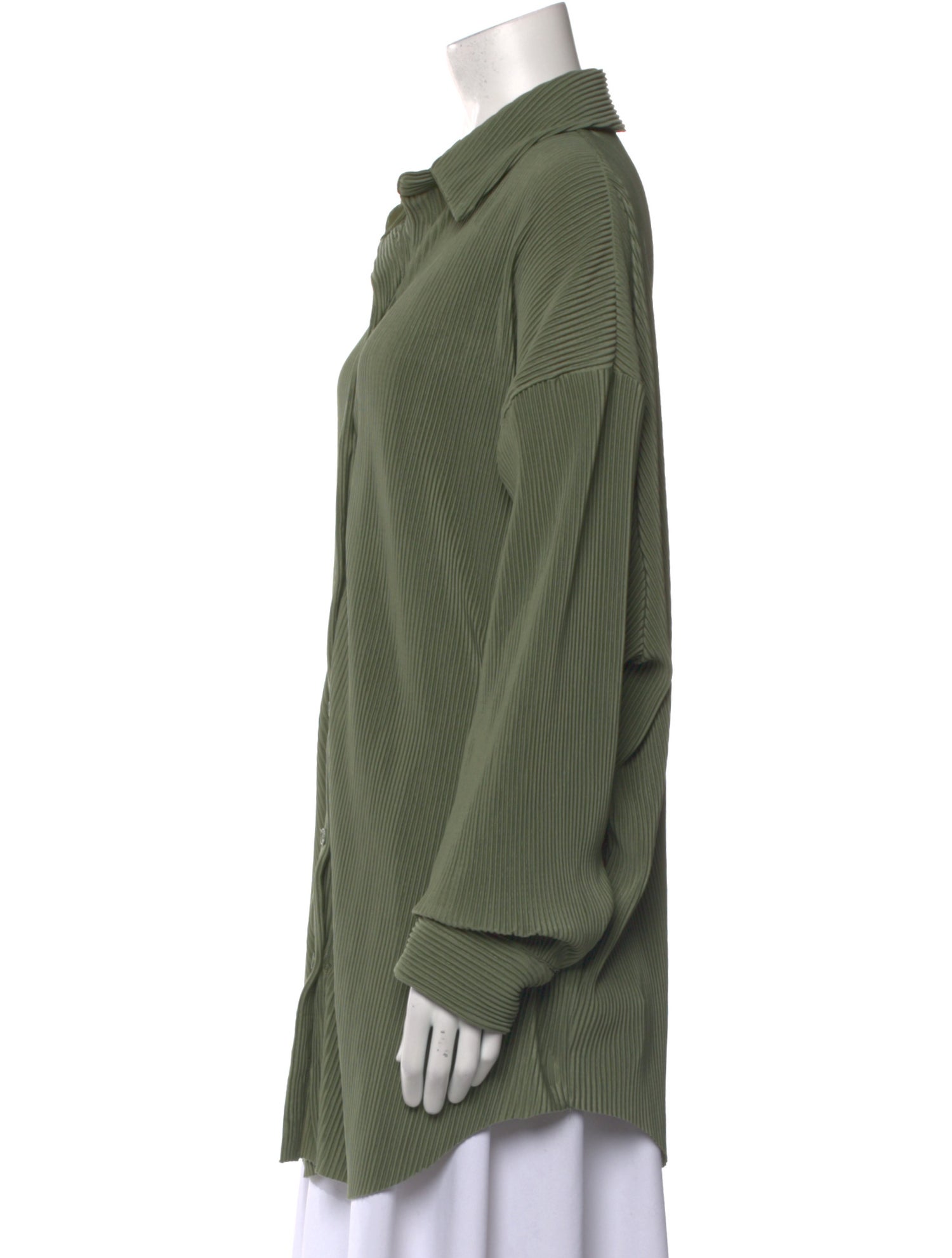 JLuxLabel Long Sleeve Button-Up Top