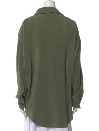 JLuxLabel Long Sleeve Button-Up Top