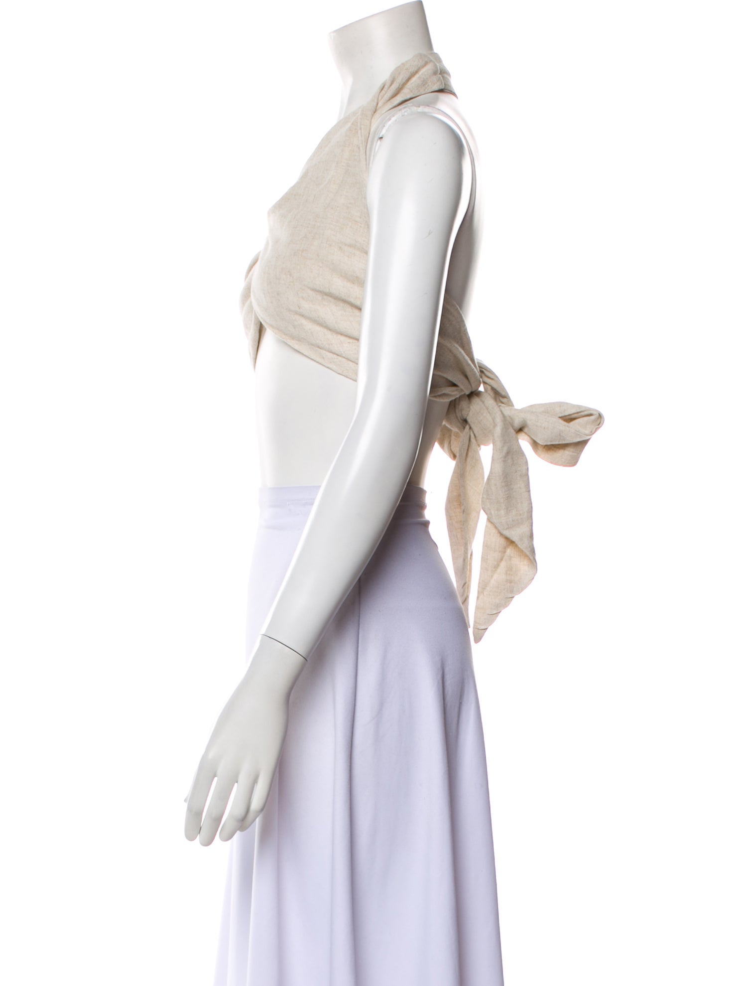 JLuxLabel Halterneck Sleeveless Crop Top